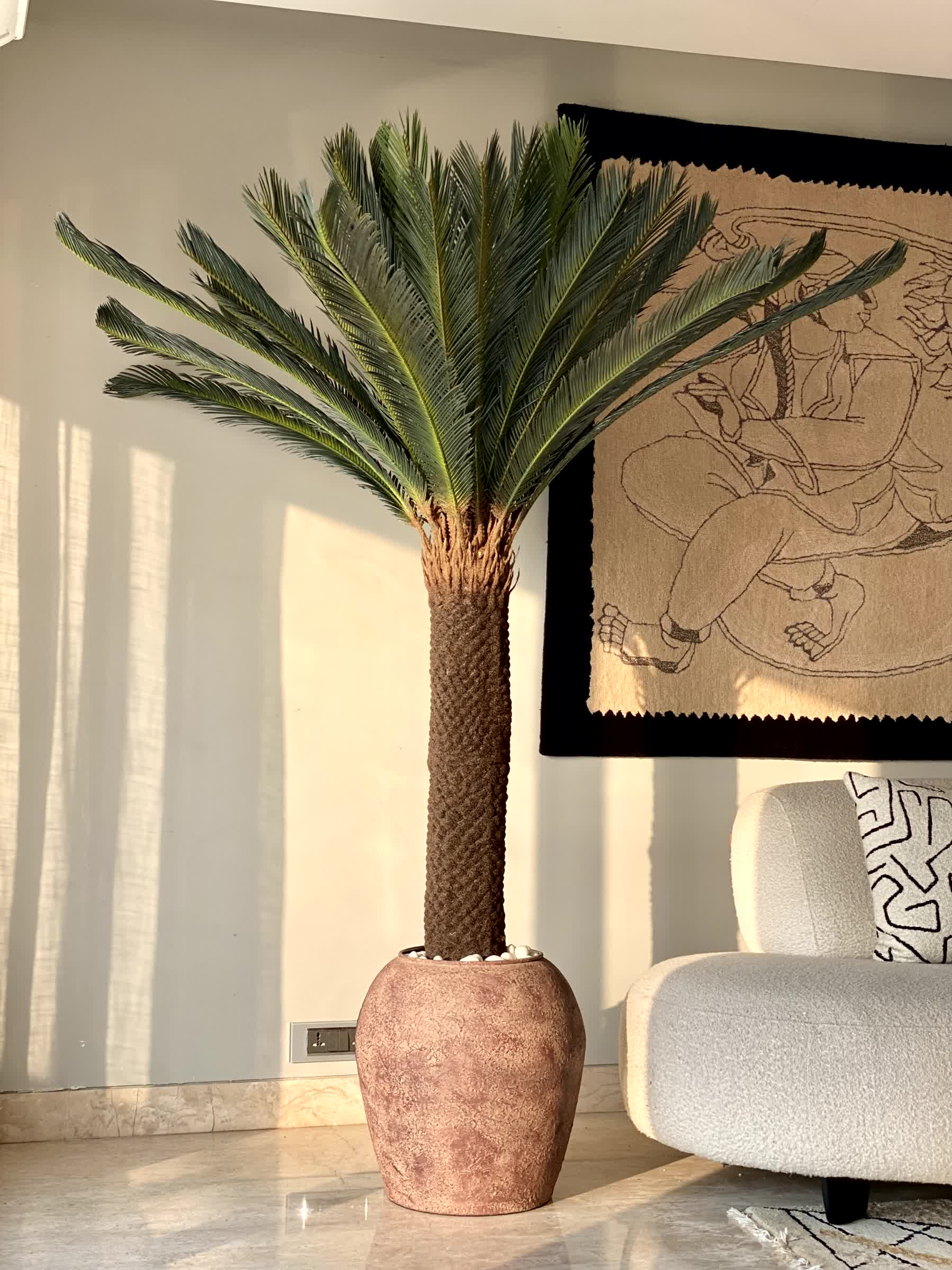 Artificial Sago Cycas Plant - 7 Feet