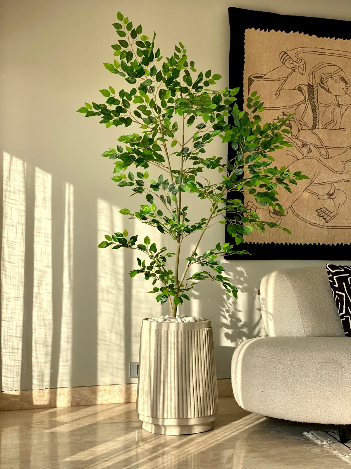 Artificial Savanah Ficus Plant - 6 Feet
