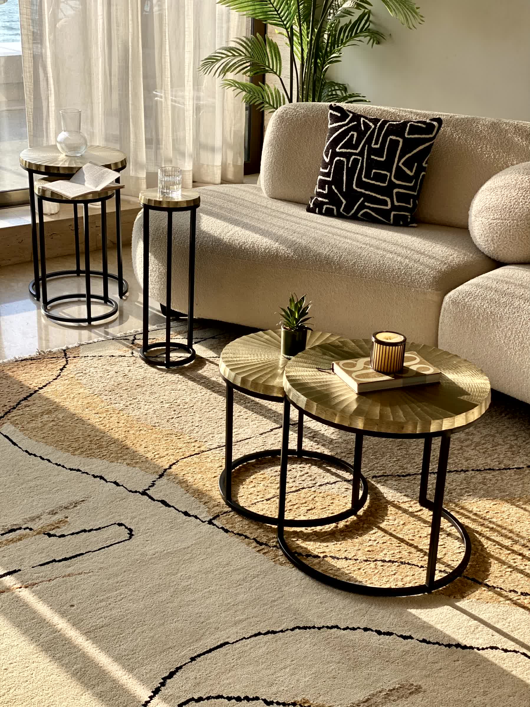 Ghana Nesting Side Table - Set of 2