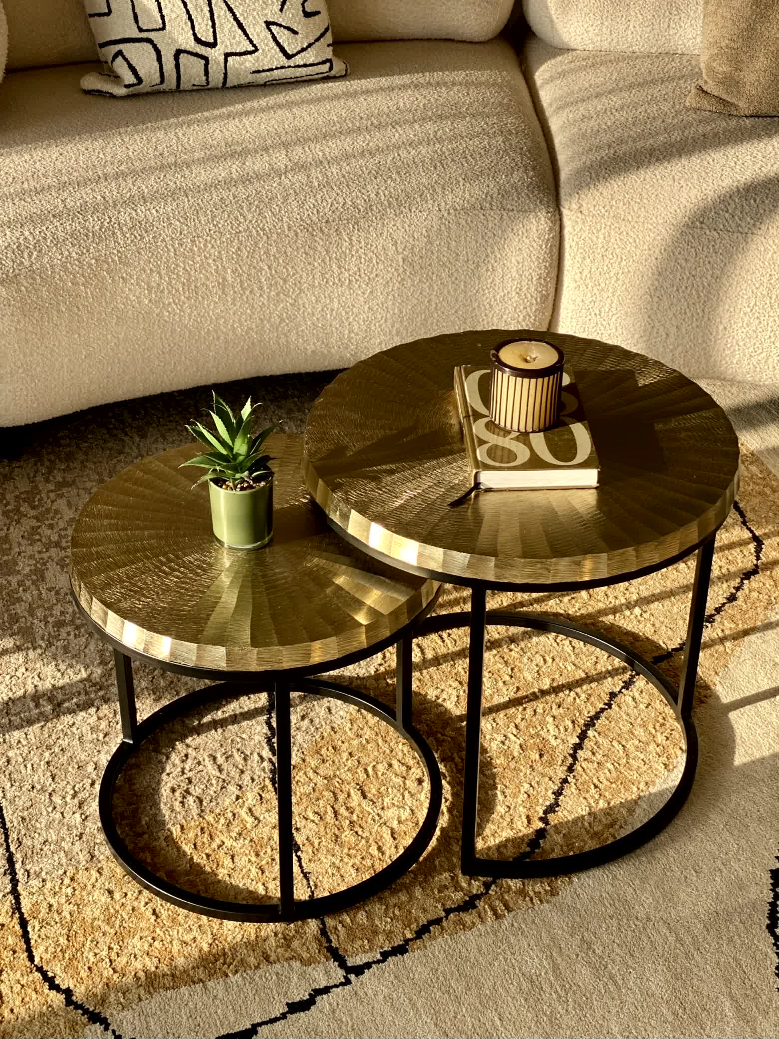 Ghana Nesting Side Table - Set of 2