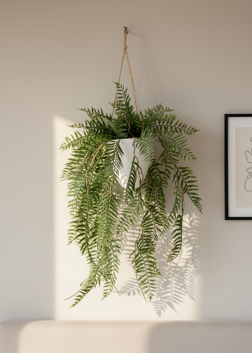Artificial Hanging Fern