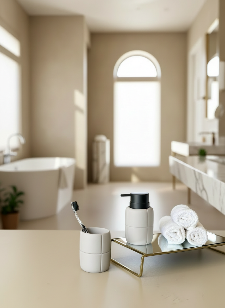 Cocoon Bathroom Set - Set of 2