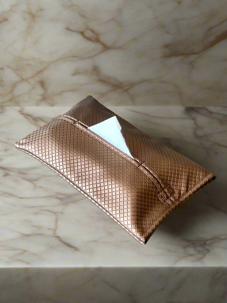 Braided Brown Tissue Cover