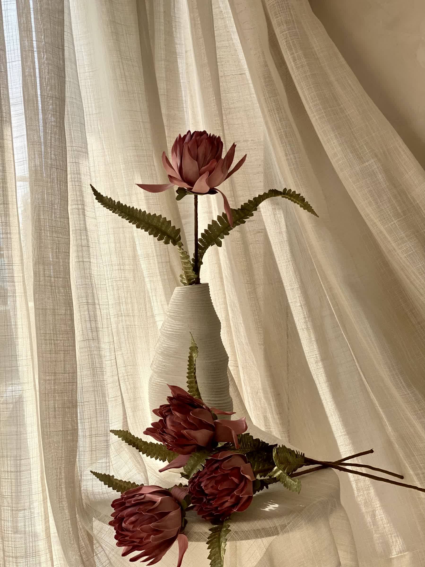 Artificial May Portea Flower Stem - Pink (One Stem)