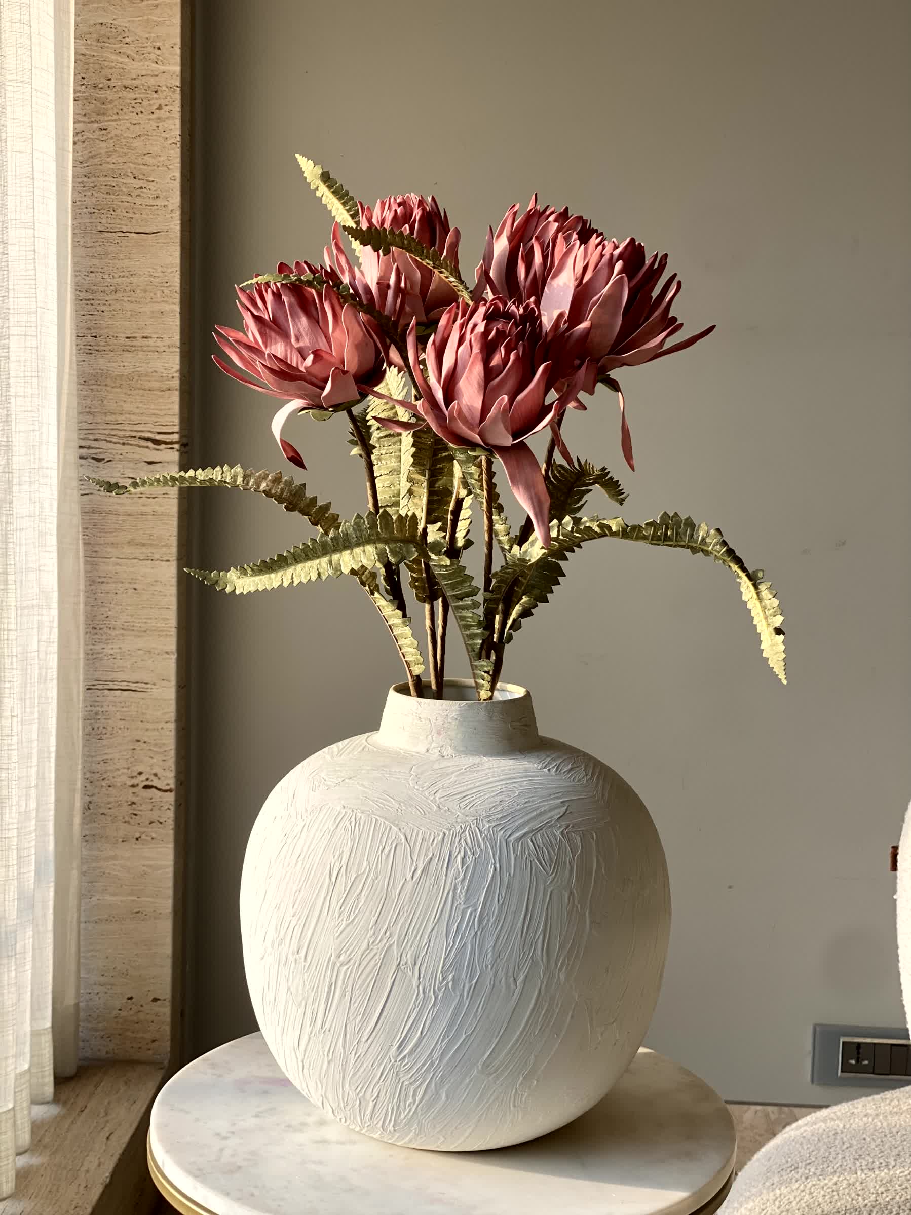 Artificial May Portea Flower Stem - Pink (One Stem)