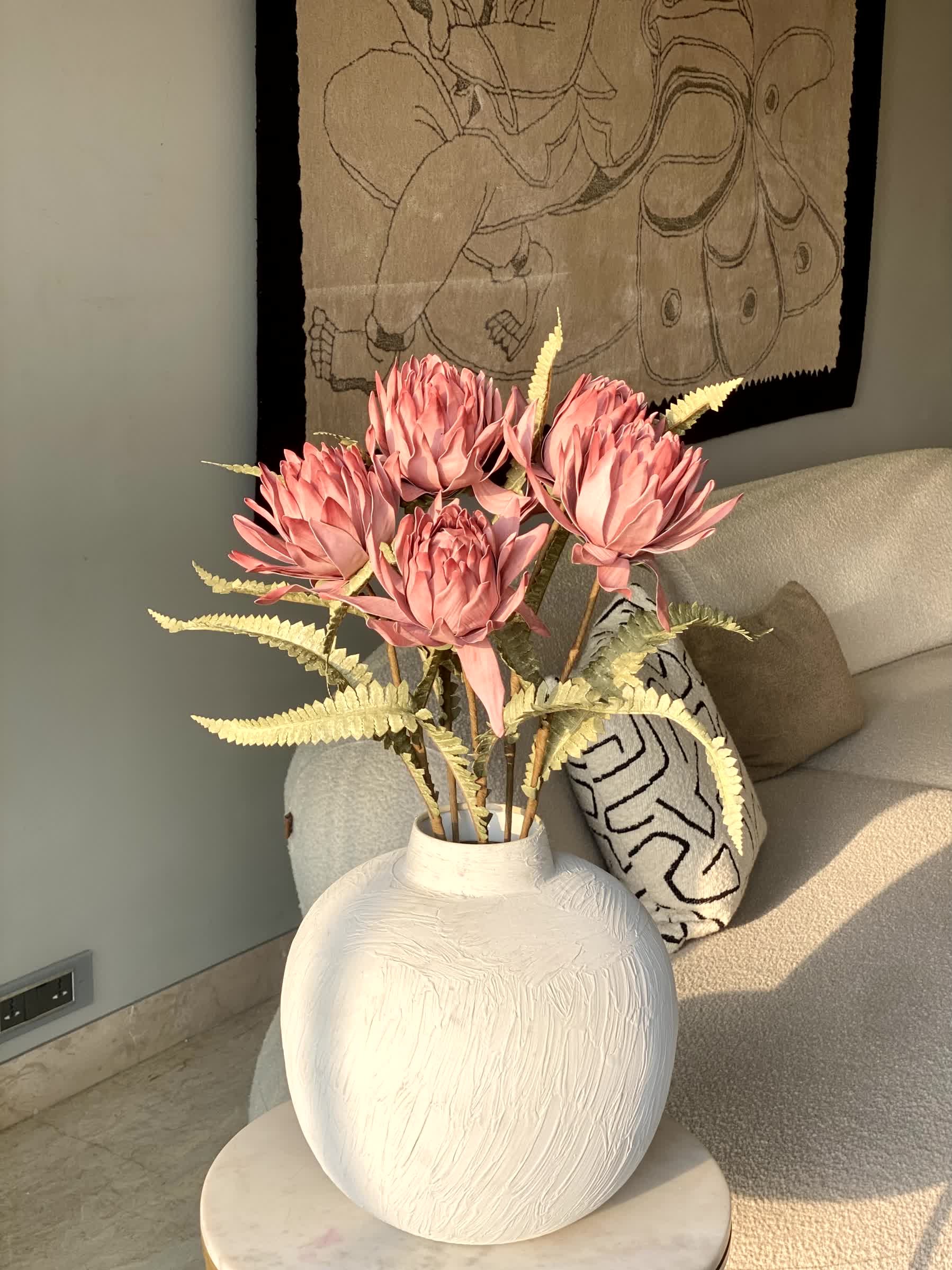 Artificial May Portea Flower Stem - Pink (One Stem)