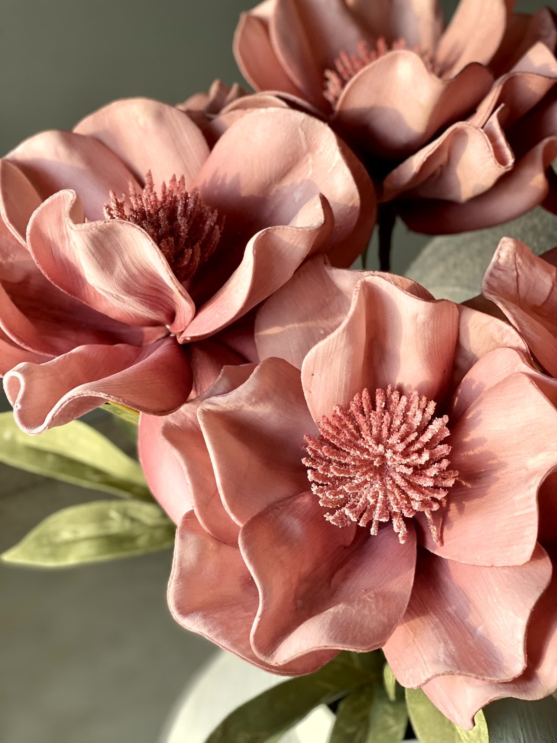 Artificial Daffodil Flower Stem - Pink (One Stem)