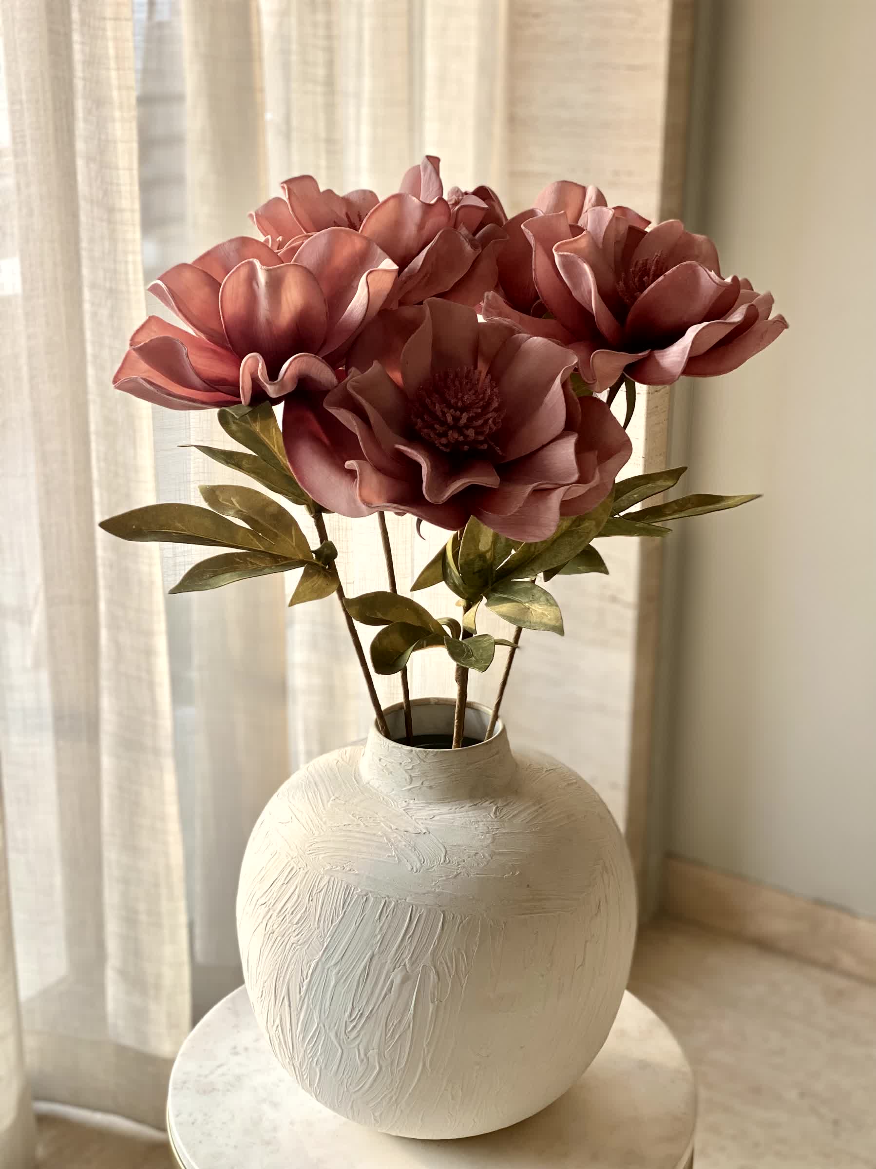 Artificial Daffodil Flower Stem - Pink (One Stem)