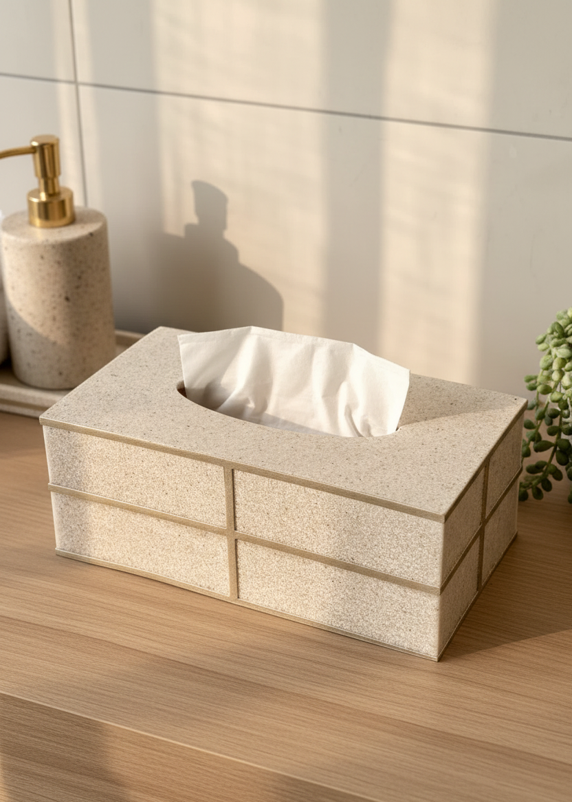 Axia Tissue Box - Beige
