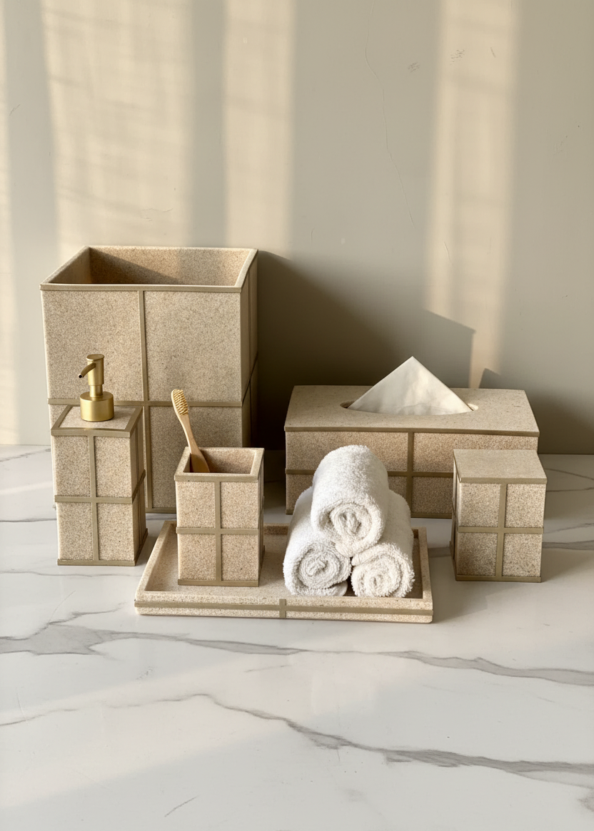 Axia Cotton Jar - Beige