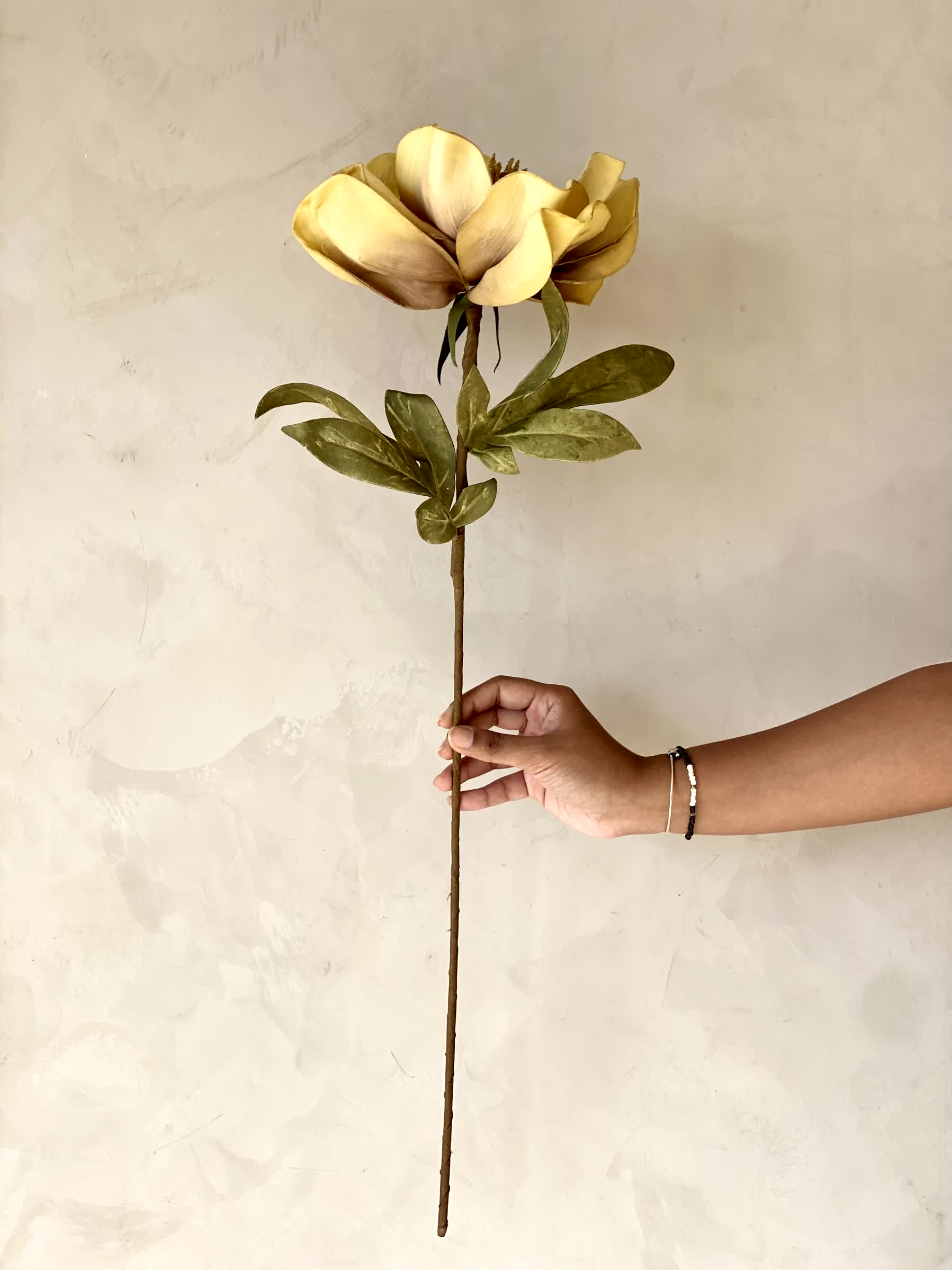 Artificial Daffodil Flower Stem - Yellow (One Stem)