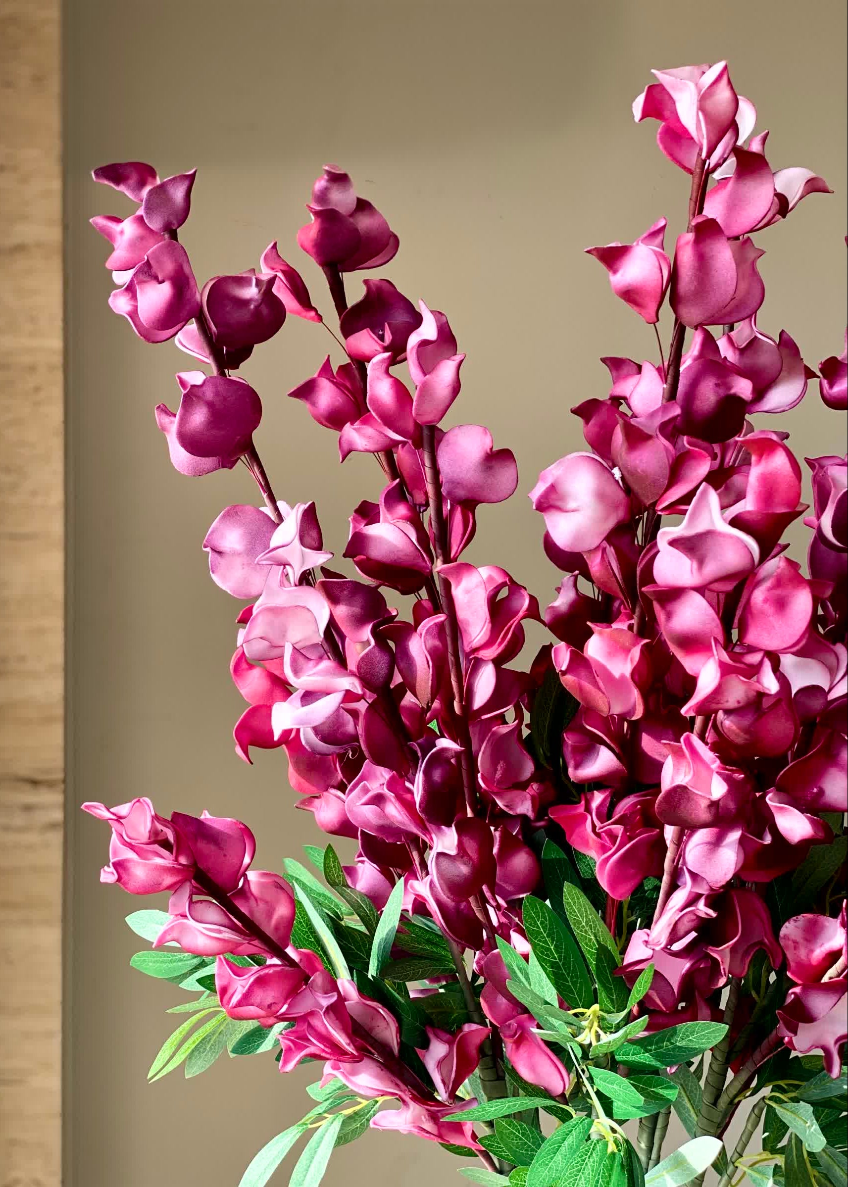 Artificial Dragon Flower Stem - Fuchsia Ombre (One Stem)