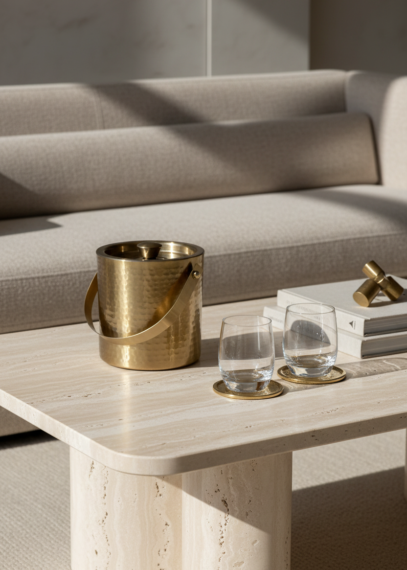 Manor Ice Bucket - Gold