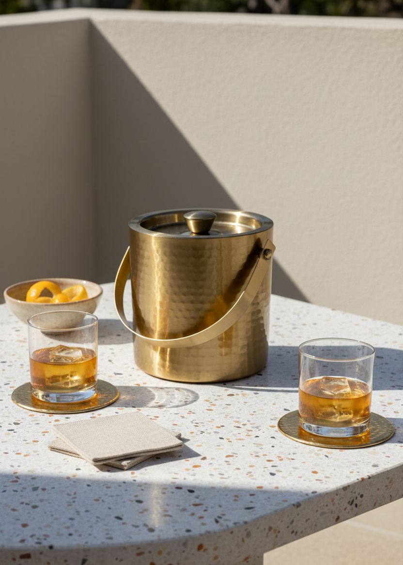 Manor Ice Bucket - Gold