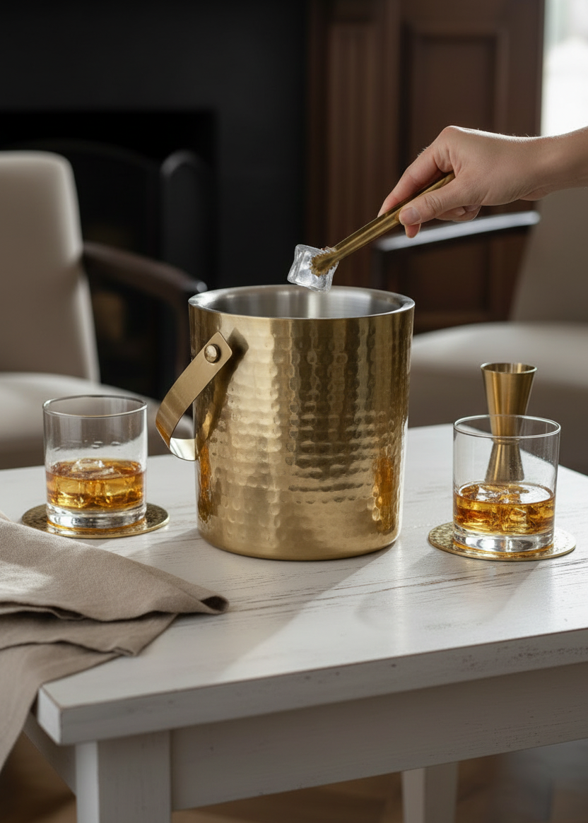 Manor Ice Bucket - Gold
