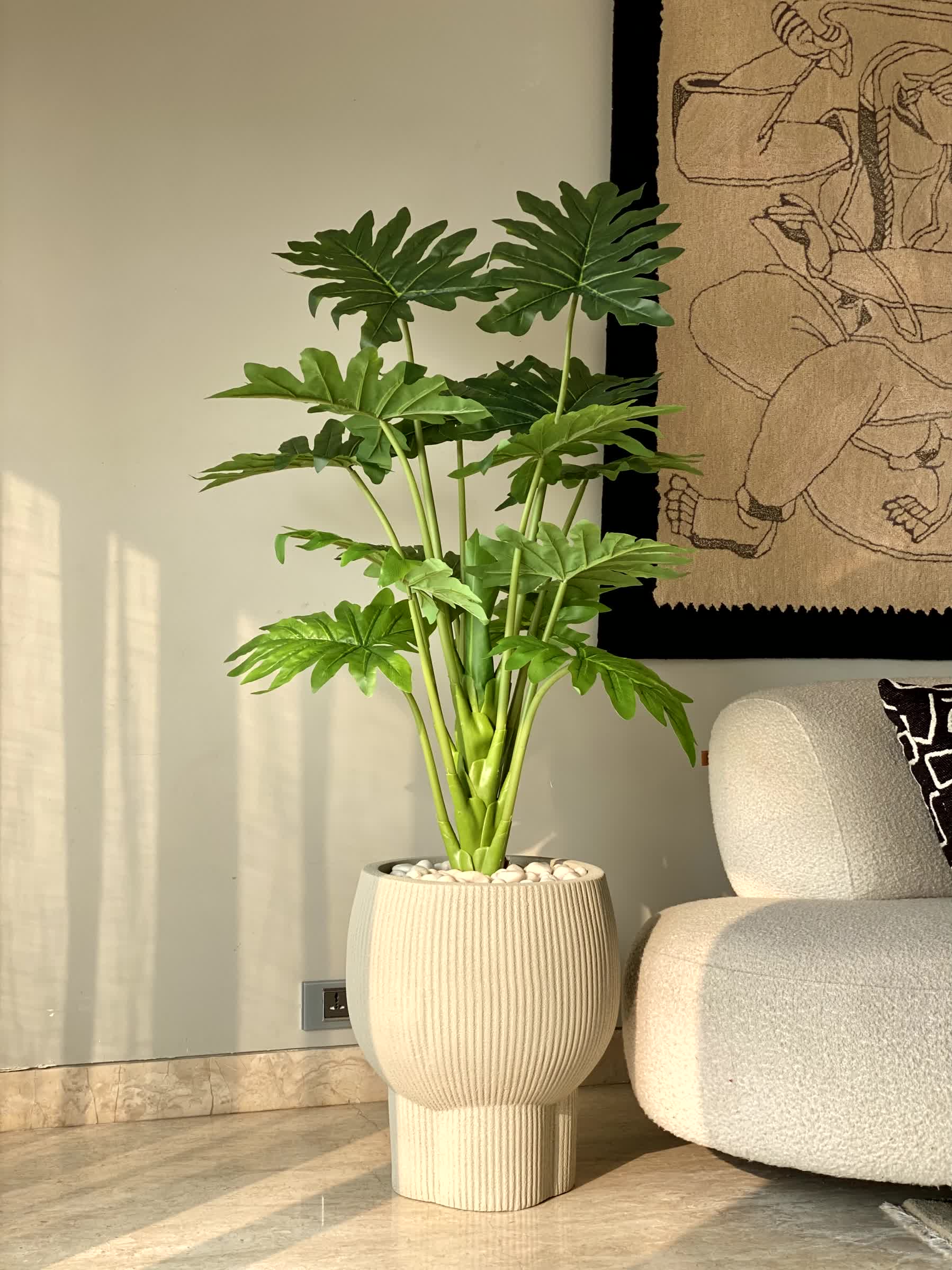 Artificial Midas Philodendron Plant - 4 Feet