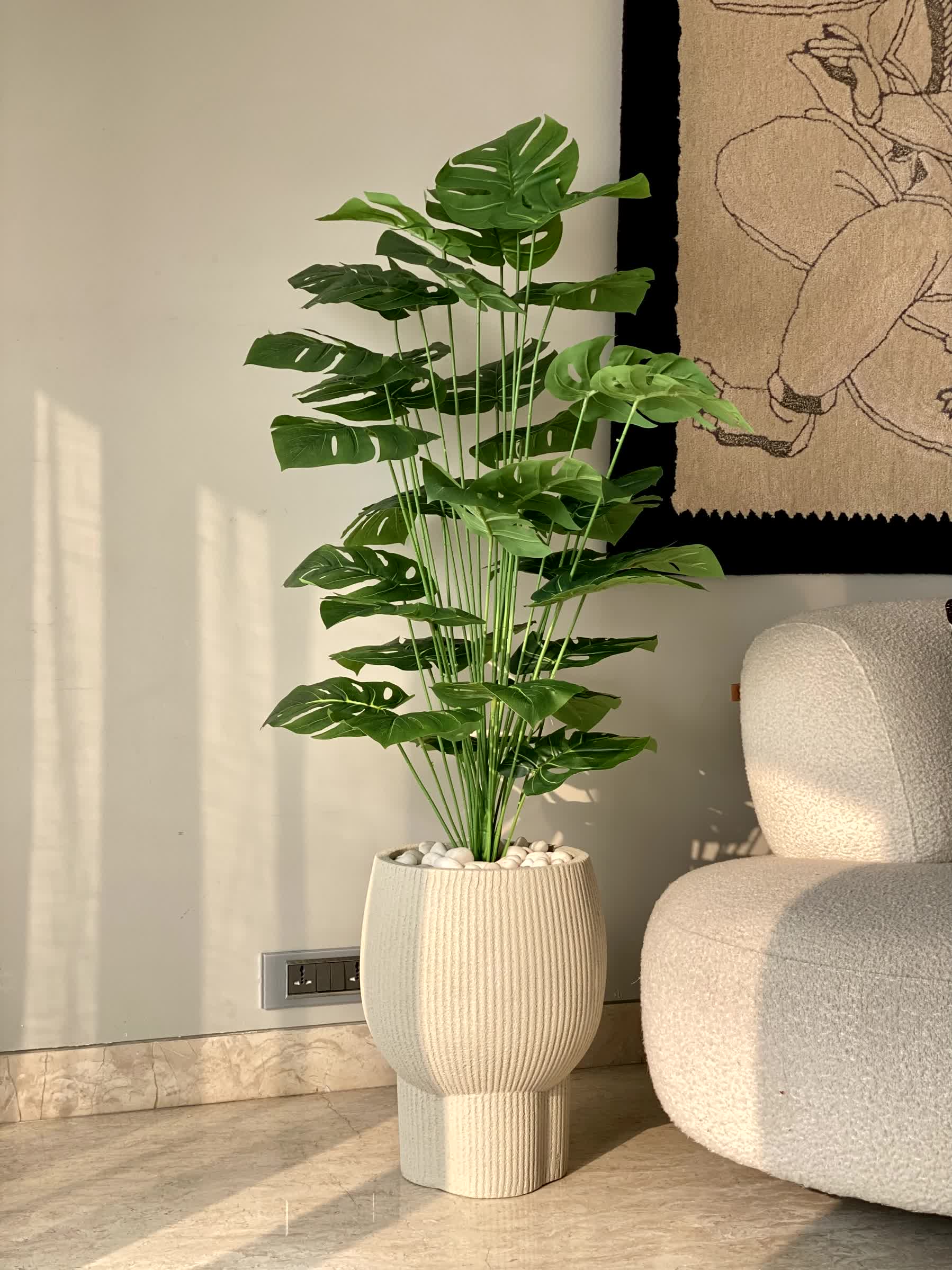 Artificial Midas Monstera Plant - 4 Feet