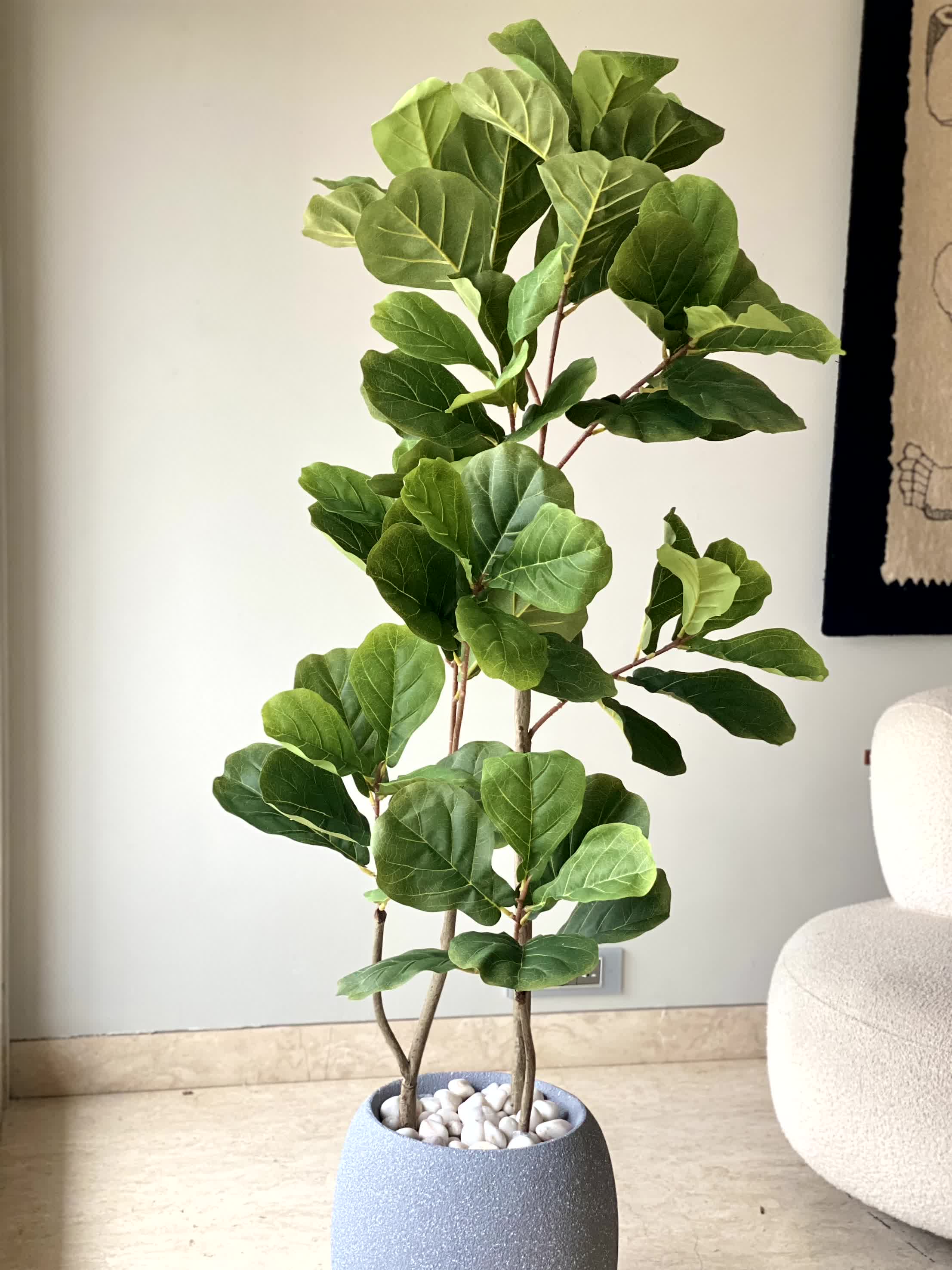 Artificial Fiddle Leaf Fig Tree - 5 Feet