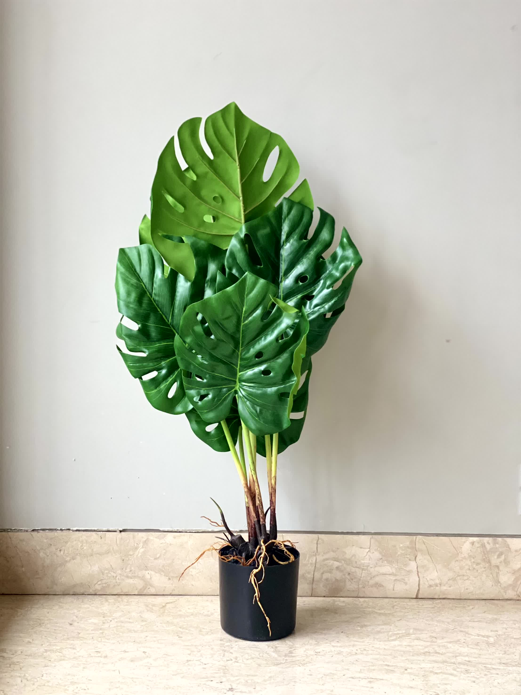 Artificial Lush Monstera Plant - 2.2 Feet