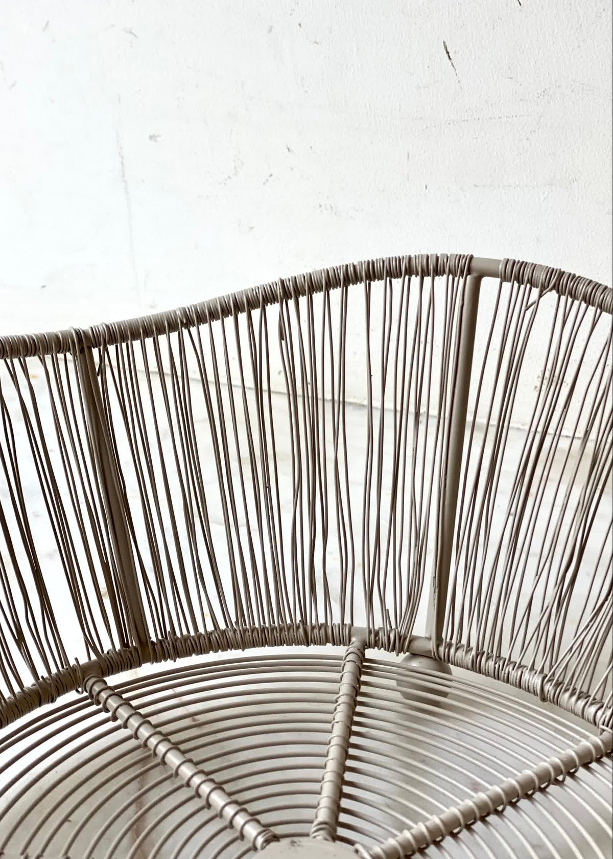 Alora Beige Two-Tier Fruit Basket