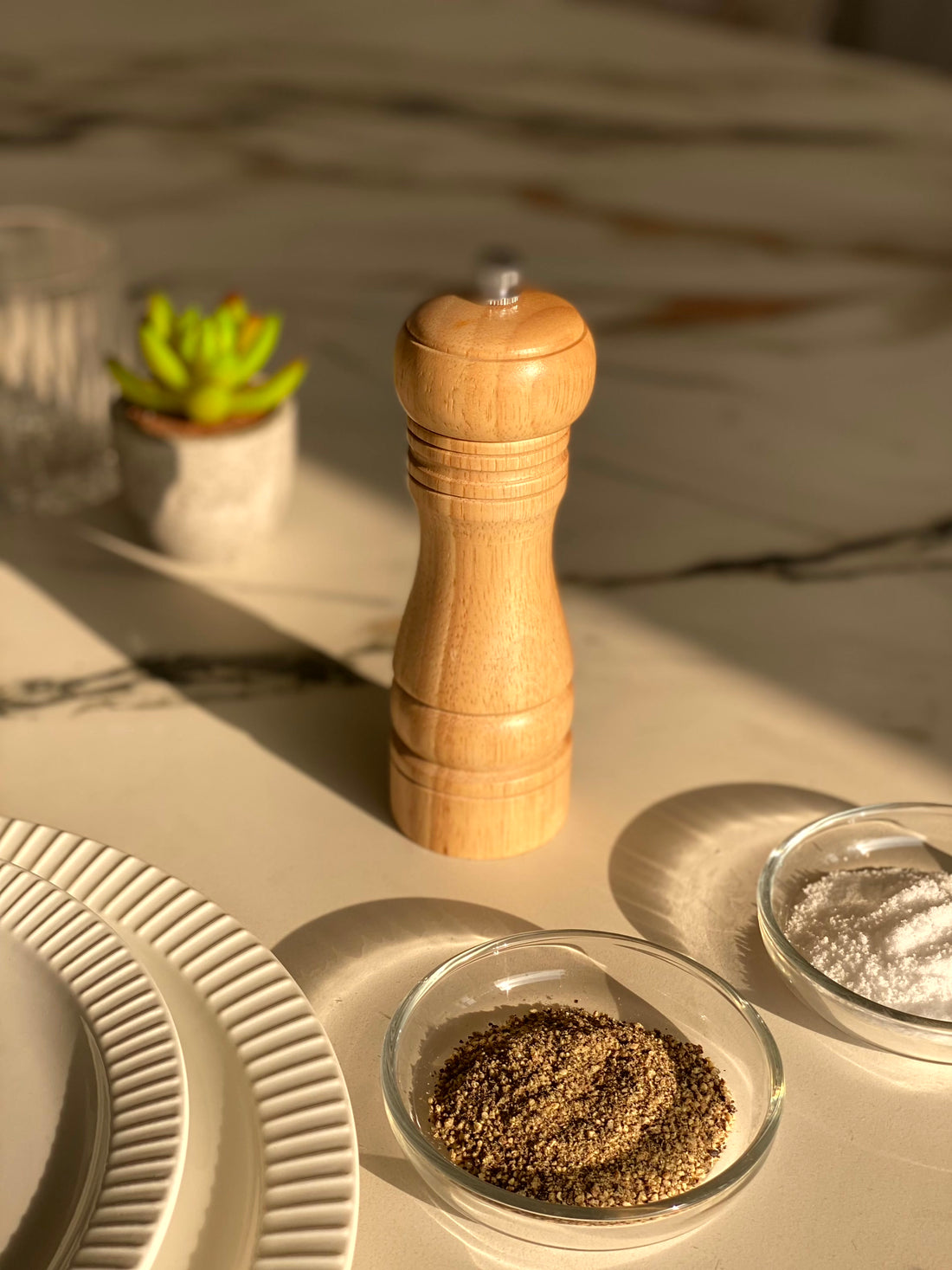 Wooden Pepper Grinder - Small
