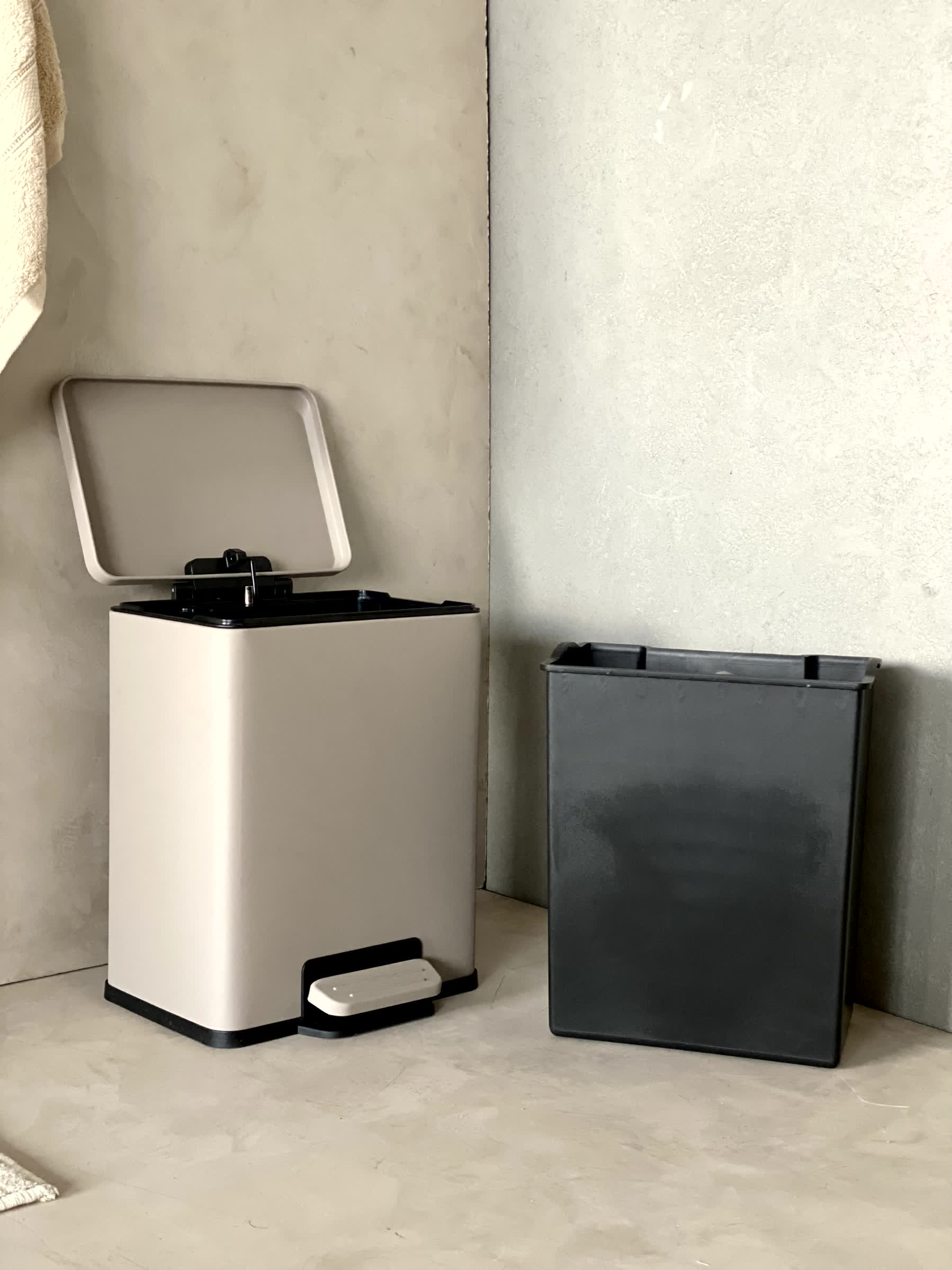 Solvado Dustbin - Beige (Large)