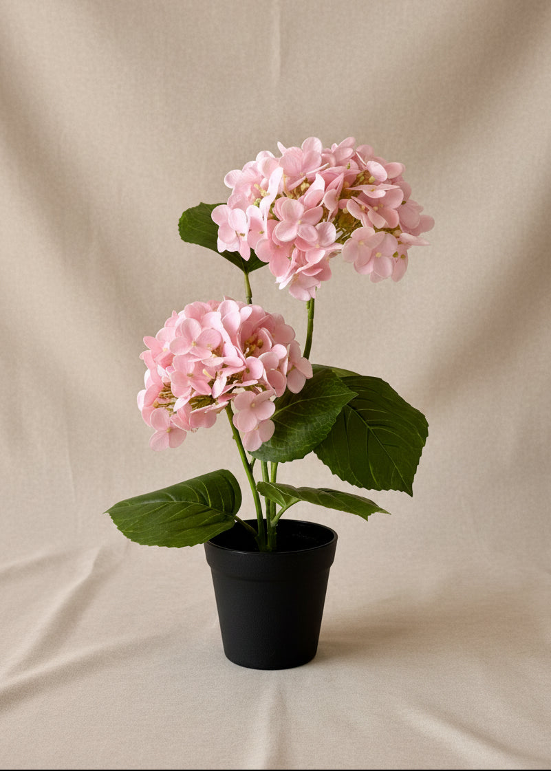 Artificial Botanic Hydrangea Plant - Pink