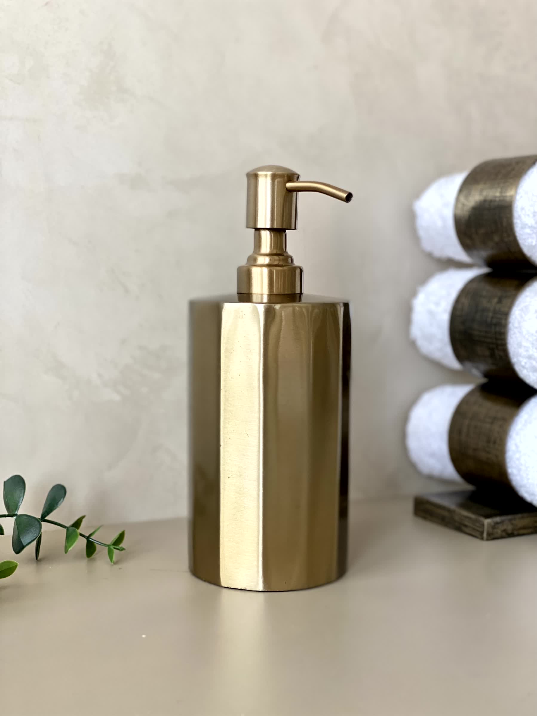 Alston Lacquered Gold Dispenser