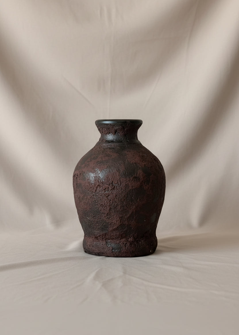 Mudstone Rustic Terracotta Vase - Small