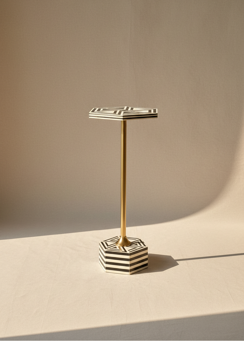 Cairo Inlay Drink Table