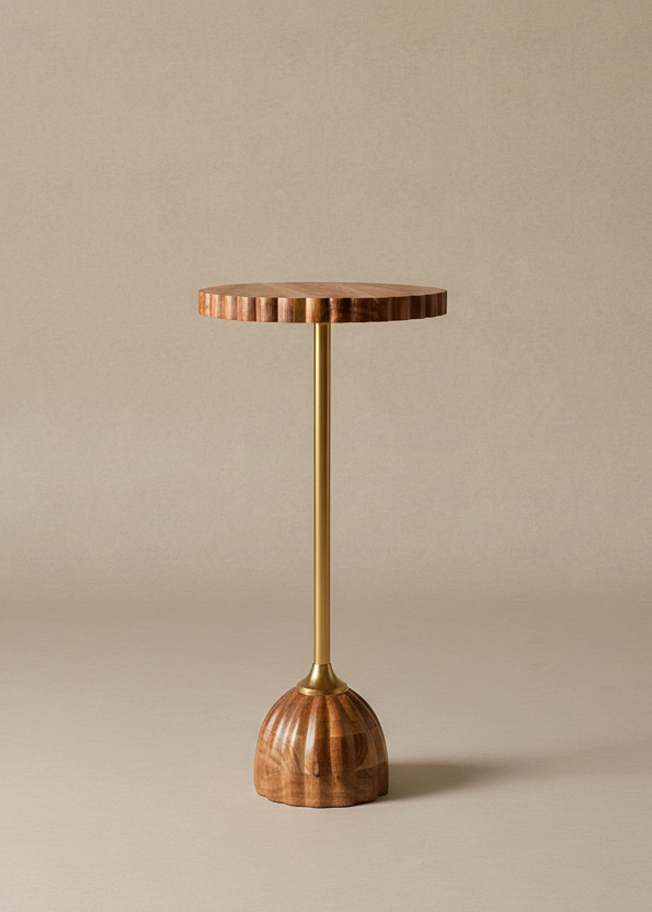 Gulmarg Wooden Drink Table