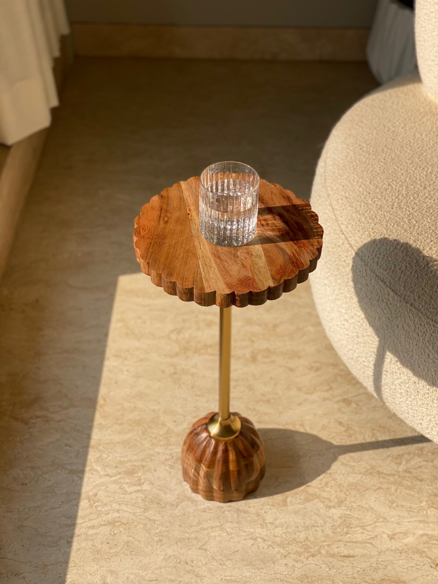 Gulmarg Wooden Drink Table