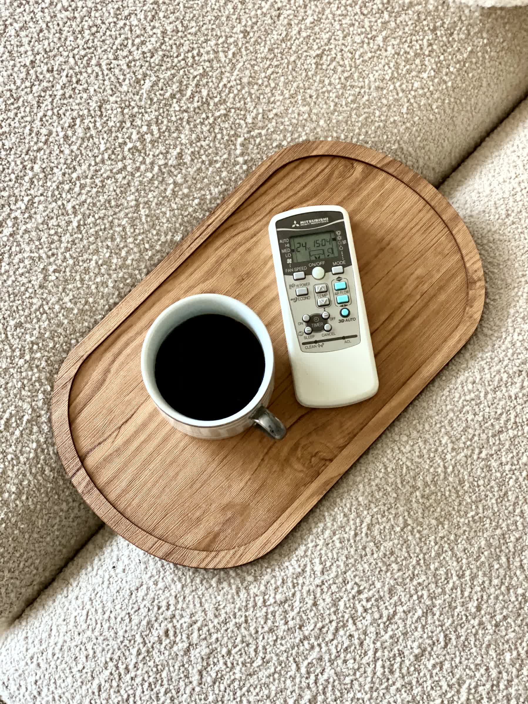 Elm Sofa Tray - Light Brown