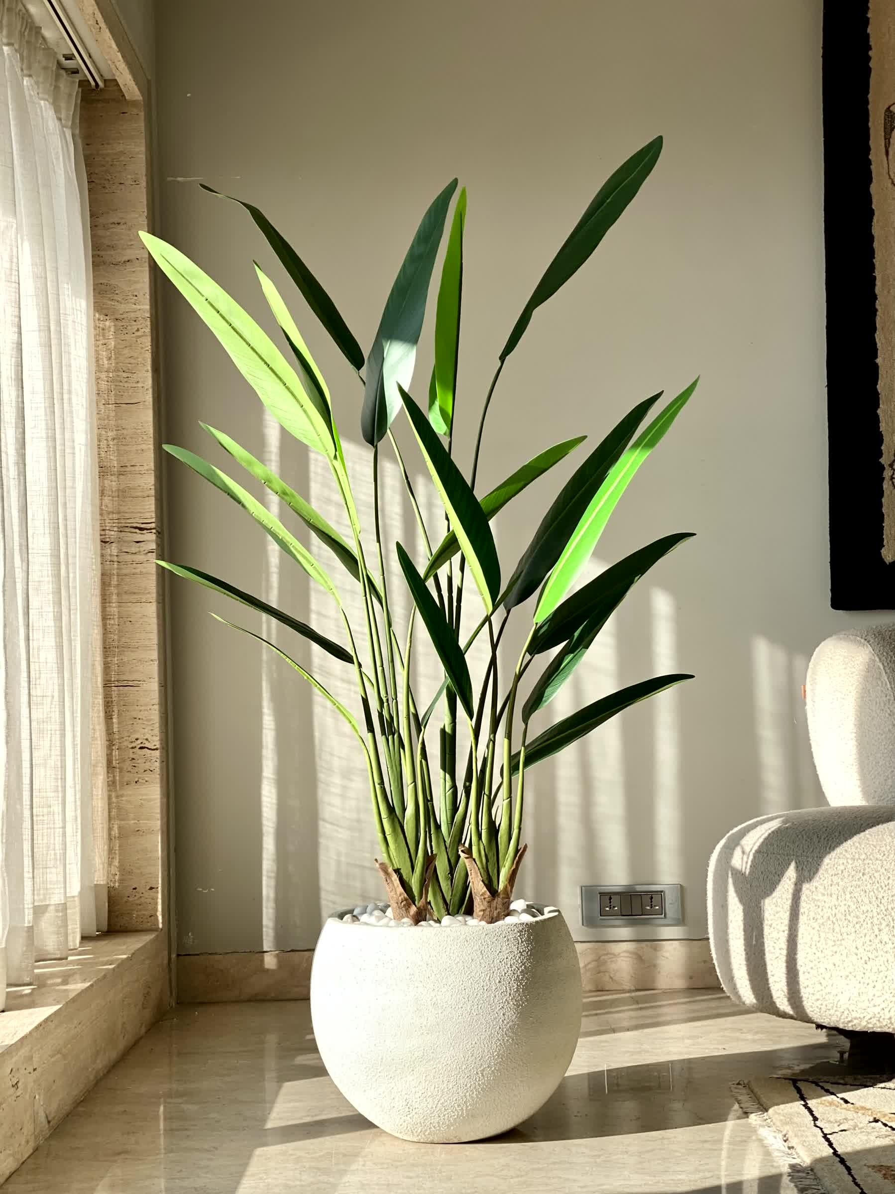 Artificial Slim Travellers Palm Plant - 5 Feet