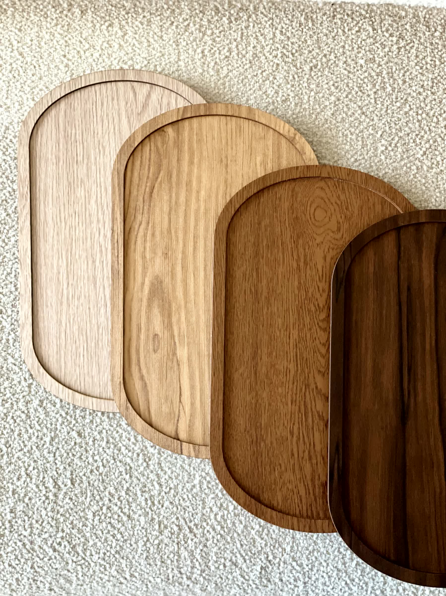 Elm Sofa Tray - Light Brown