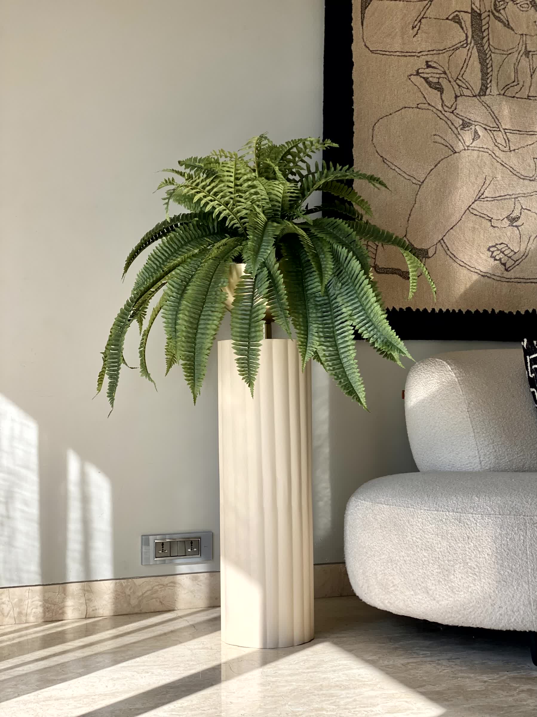 Artificial Grove Fern Plant - 2.5 Feet