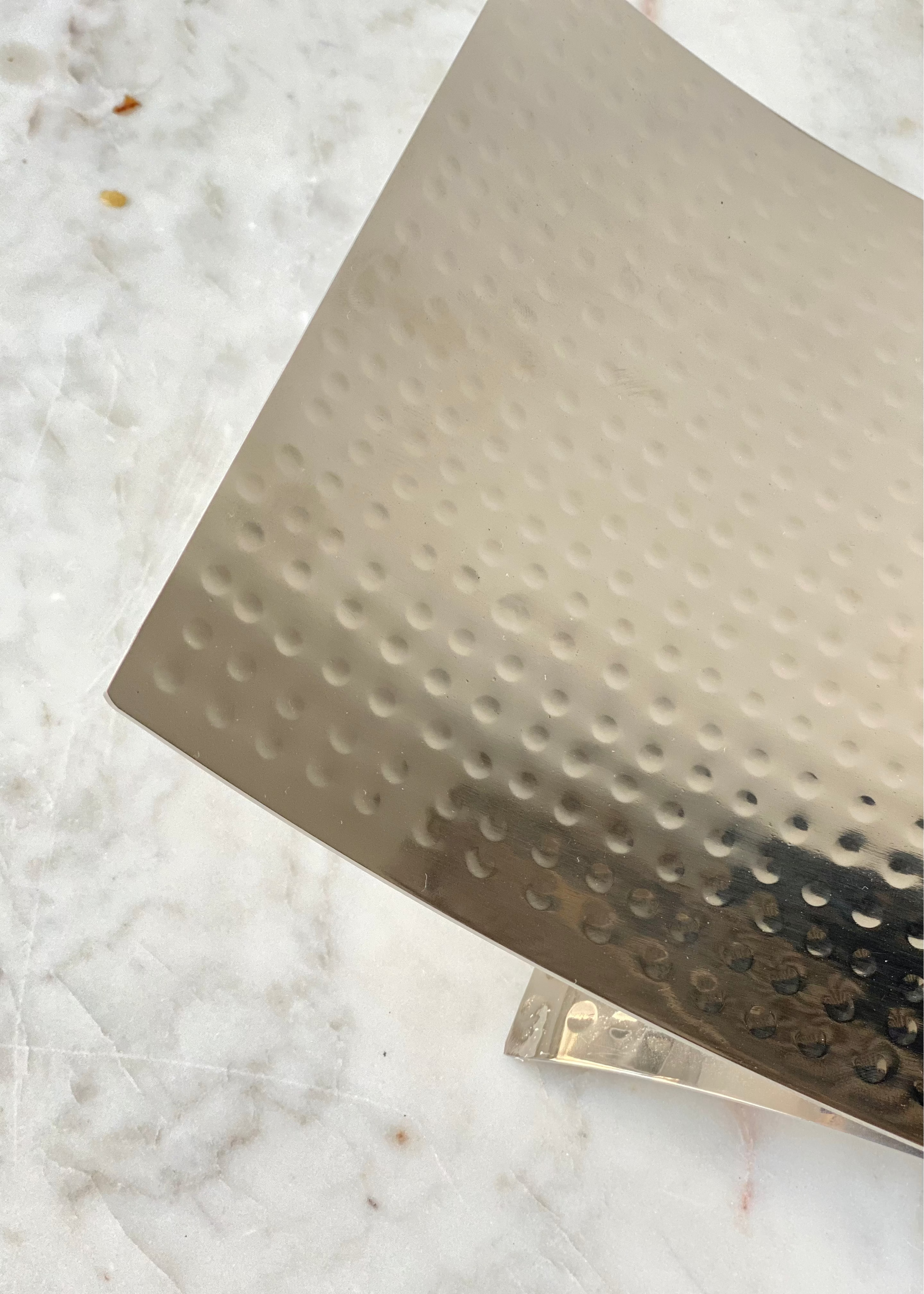 Sora Hammered Tray - Silver