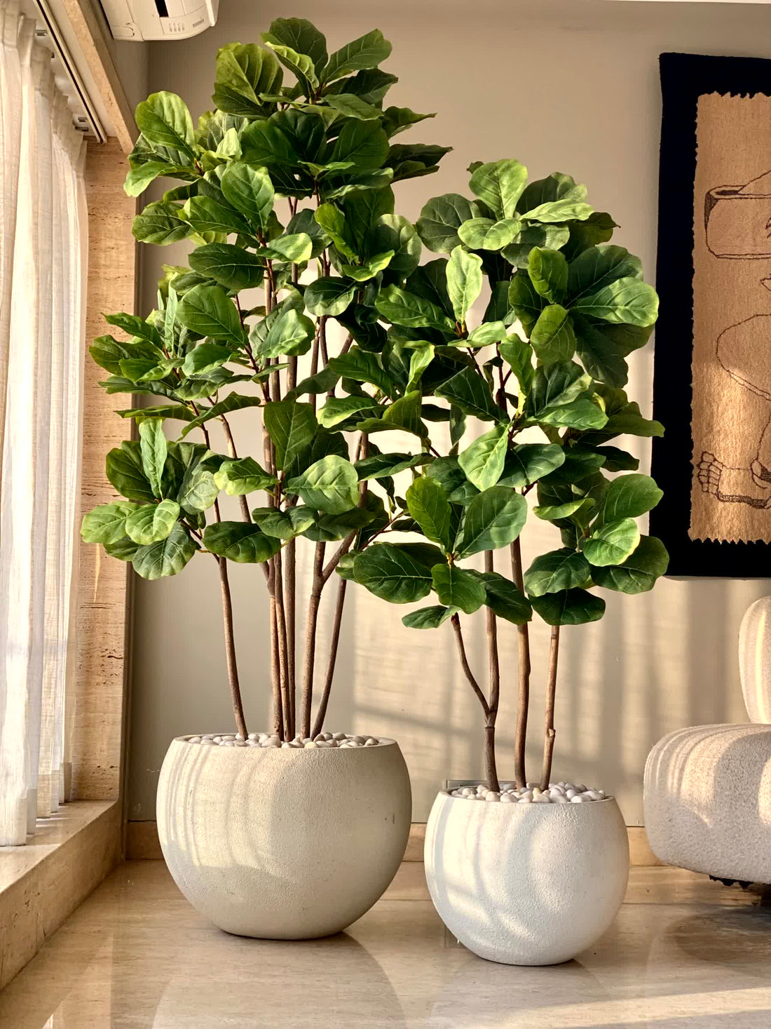Artificial Fiddle Leaf Fig Tree - 5 Feet