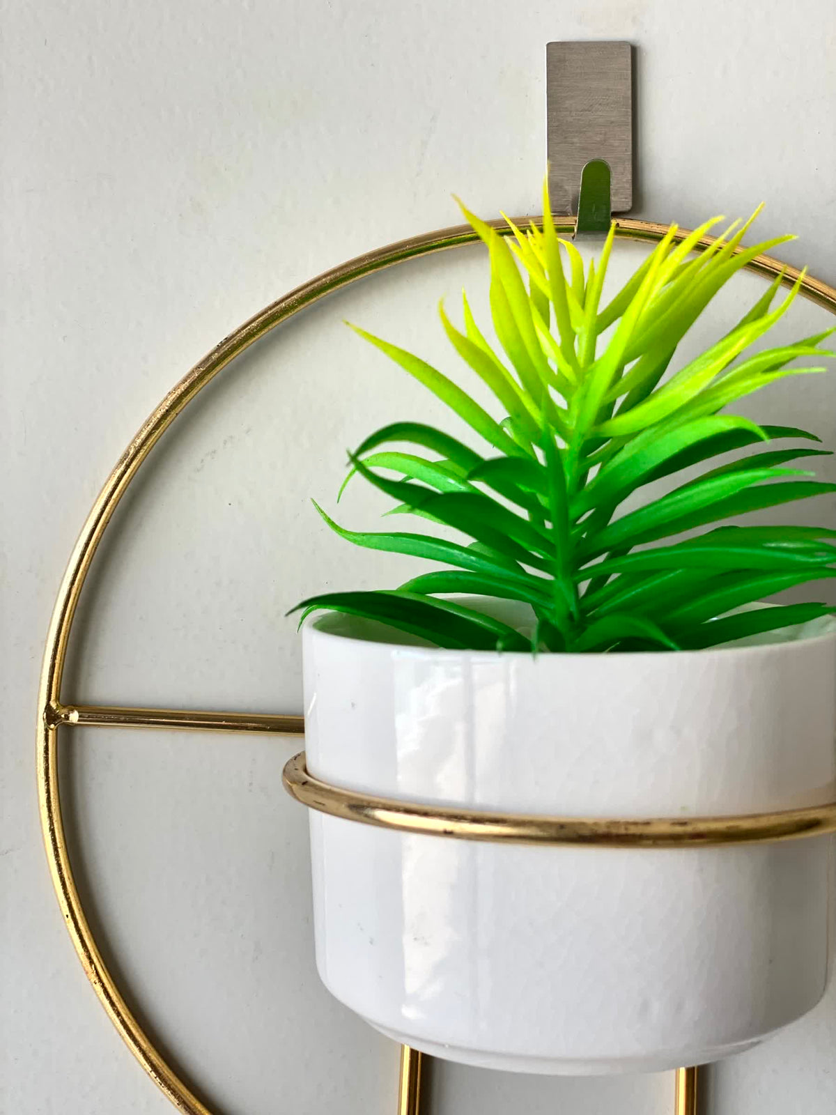 Artificial Variegated Agave Wall Hanging Plant