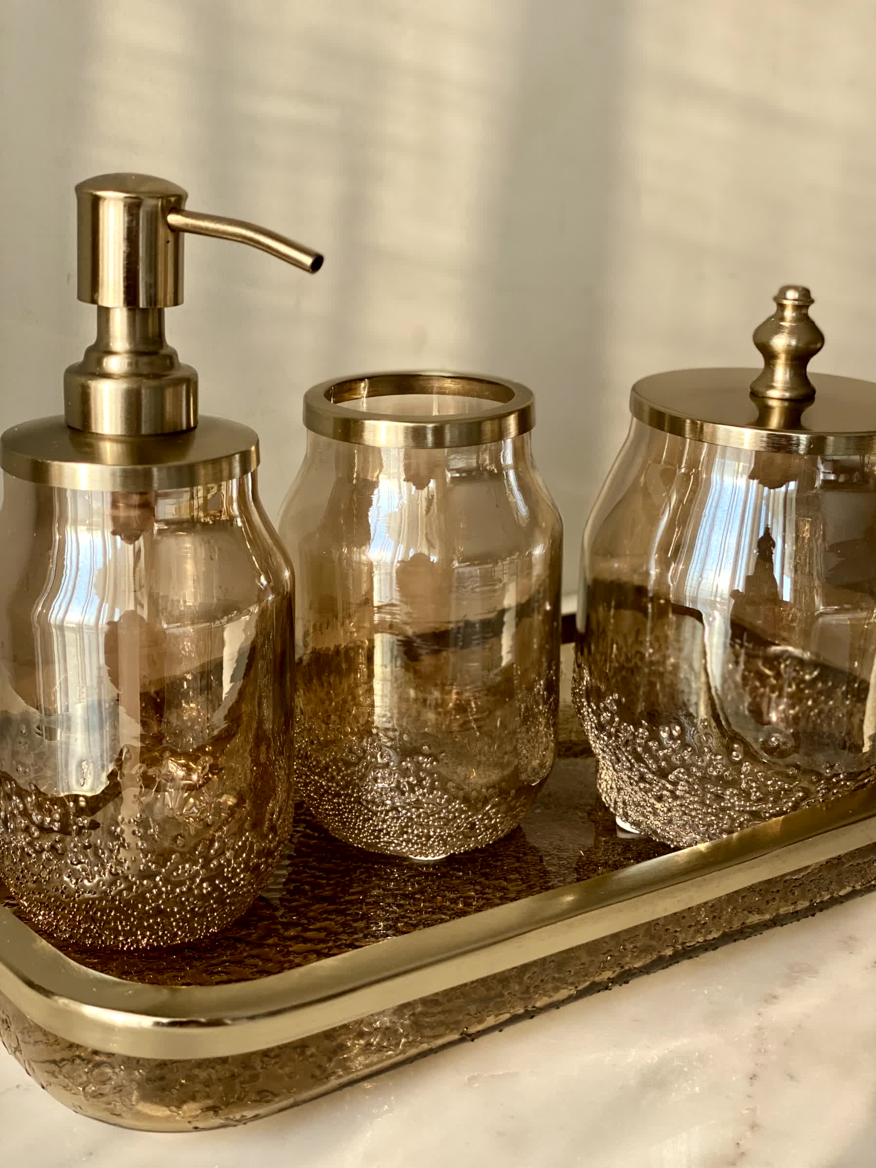 Imperium Gold Bath set - (Set of 4)