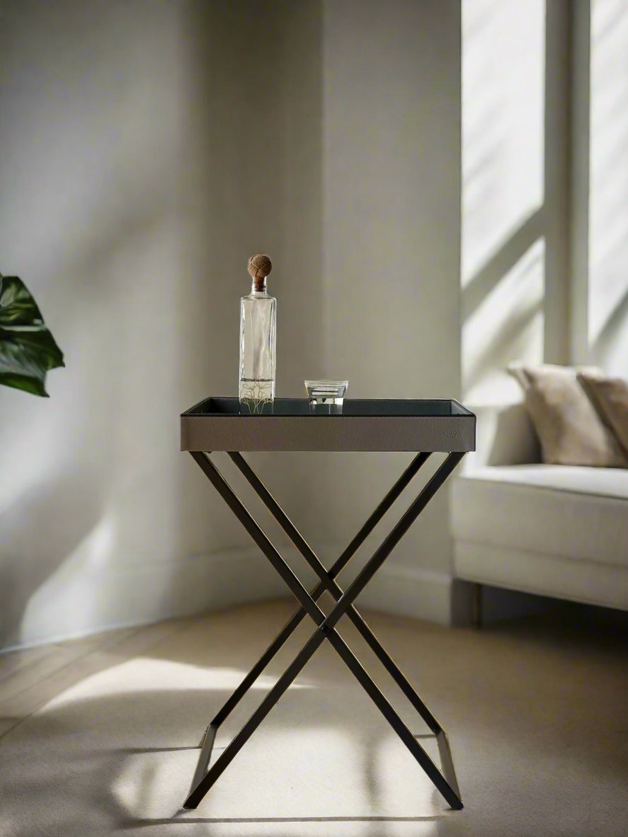 Naples Grey Butler Tray Table