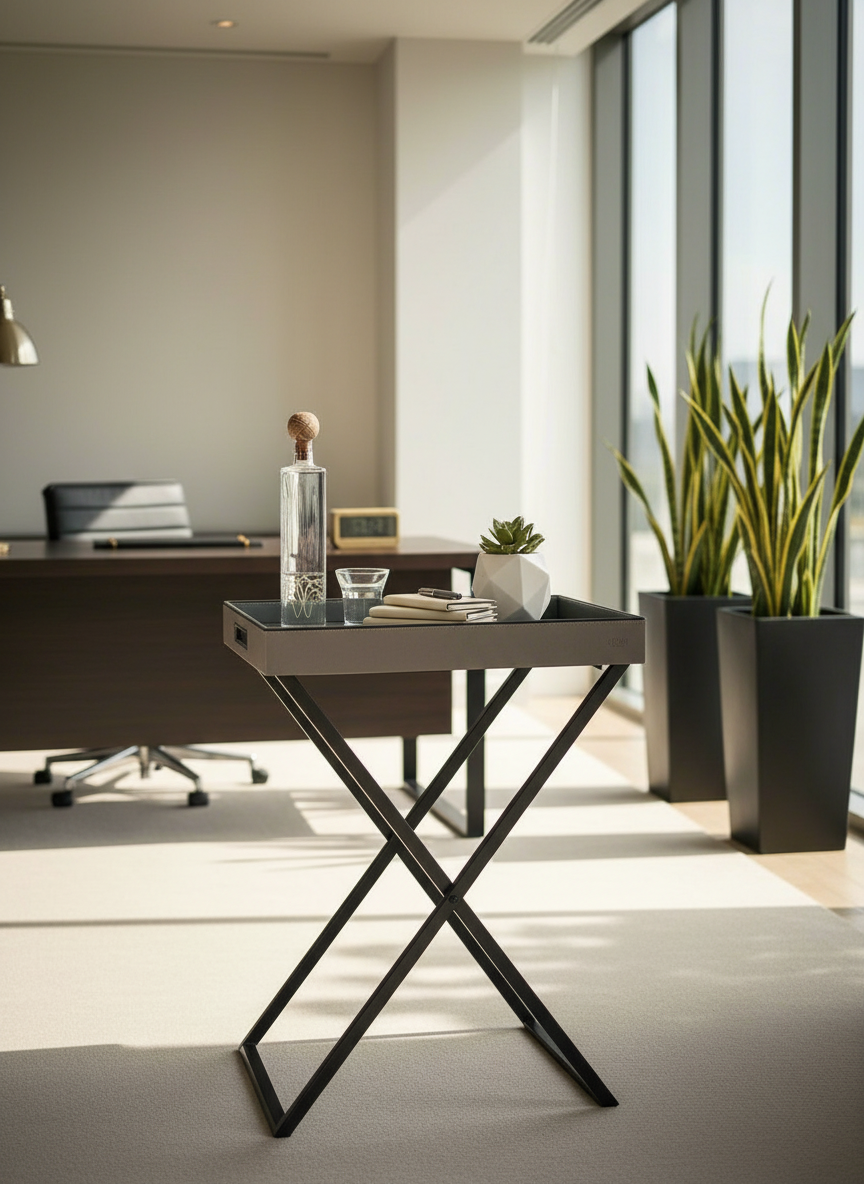 Naples Grey Butler Tray Table