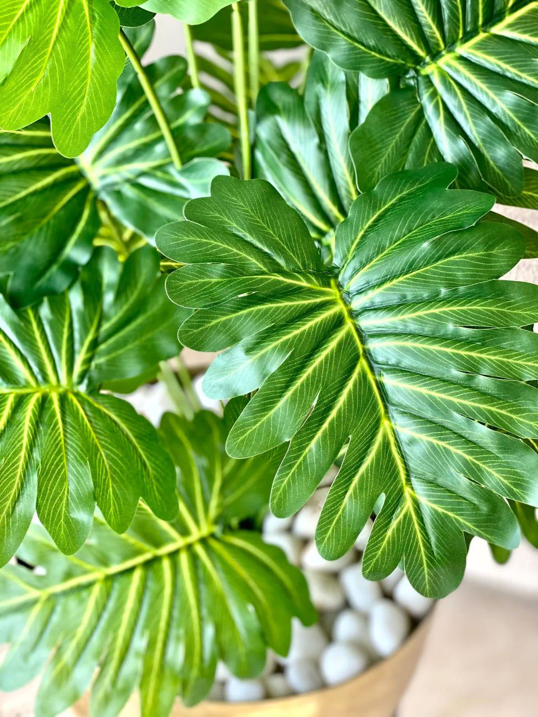 Artificial Serene Philodendron Plant - 2 Feet