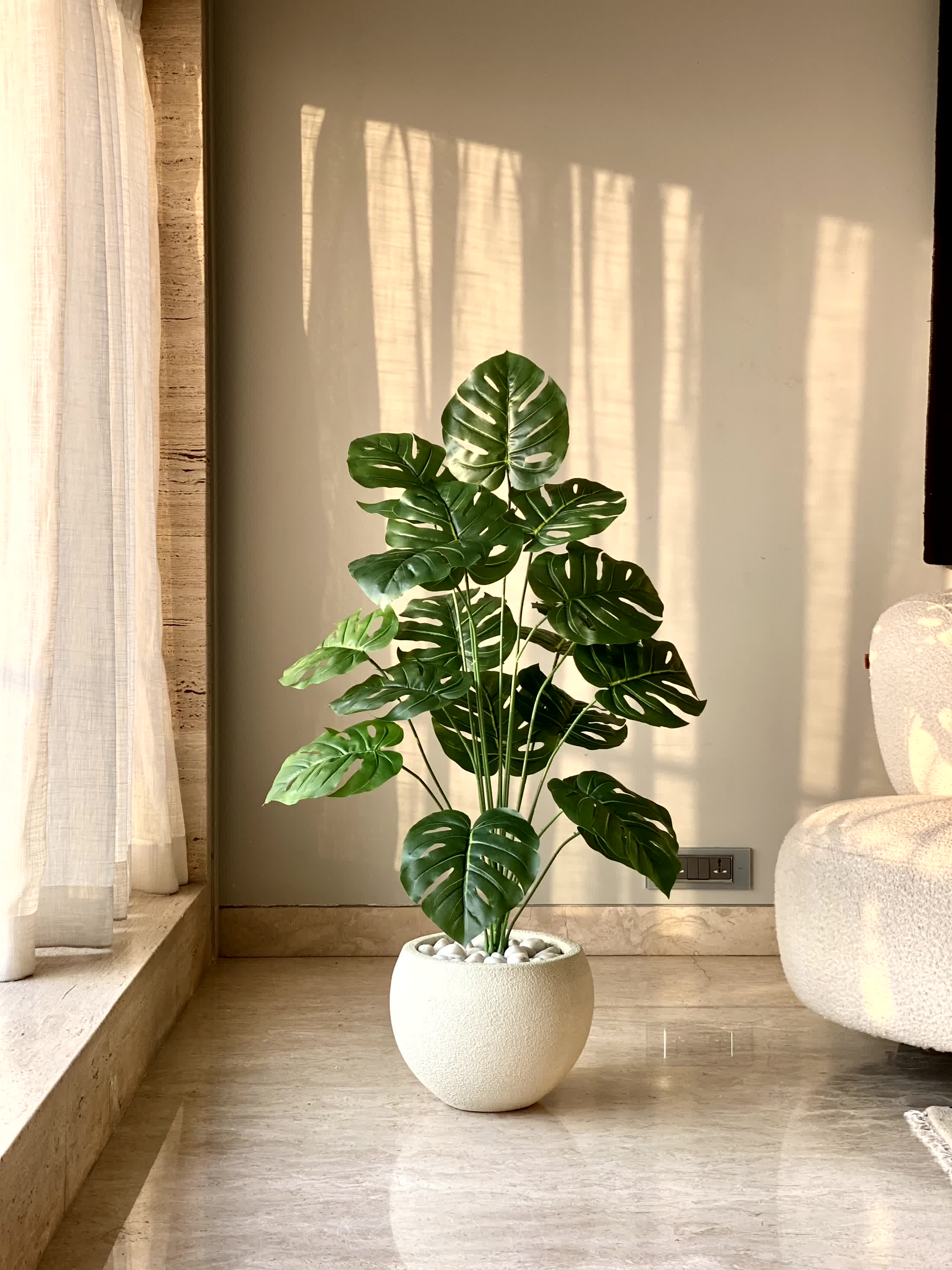 Artificial Midas Monstera Plant - 3.5 Feet