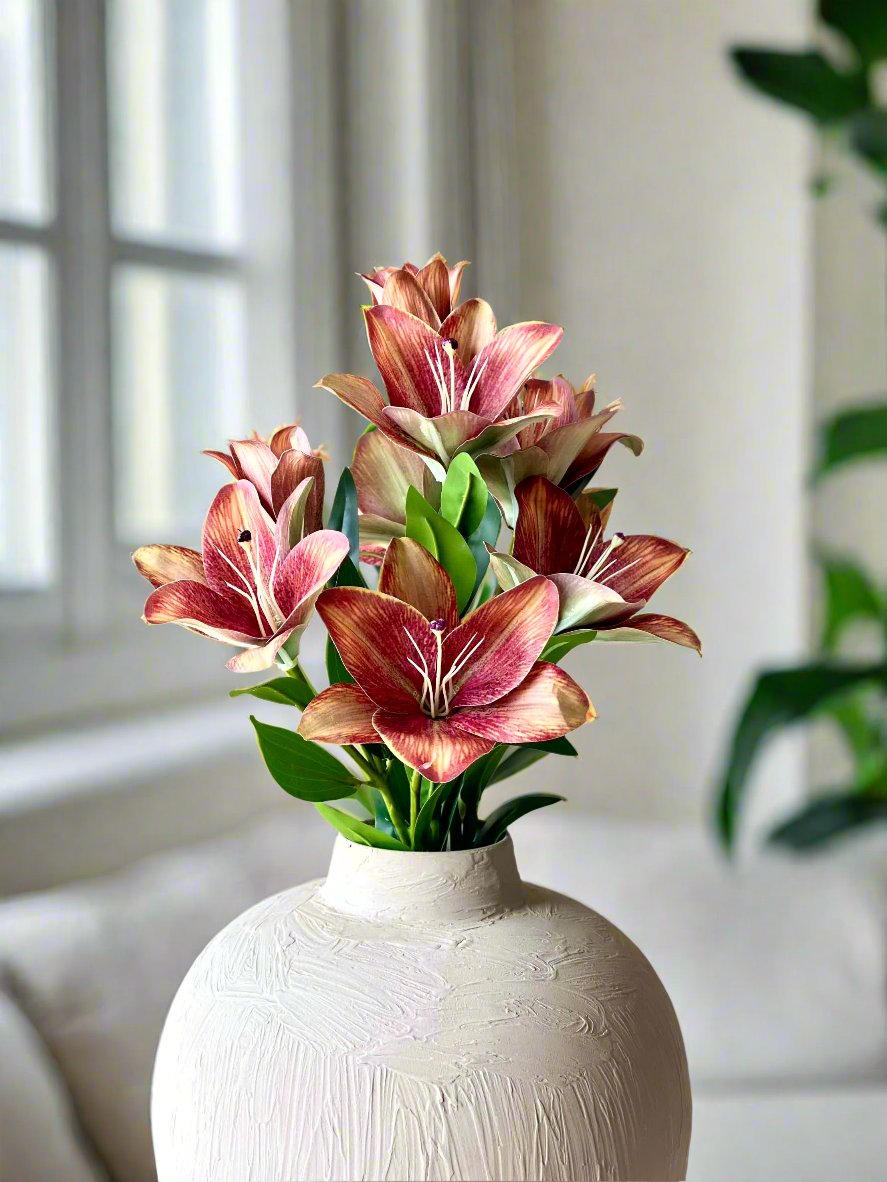 Artificial Rustic Lily Stem - 2 Feet (One Stem)