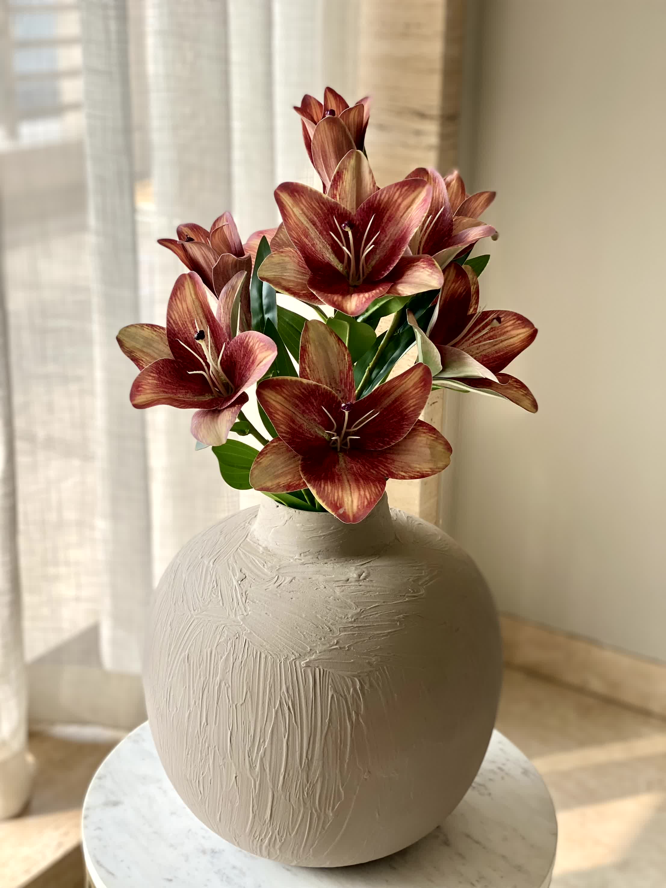 Artificial Rustic Lily Stem - 2 Feet (One Stem)