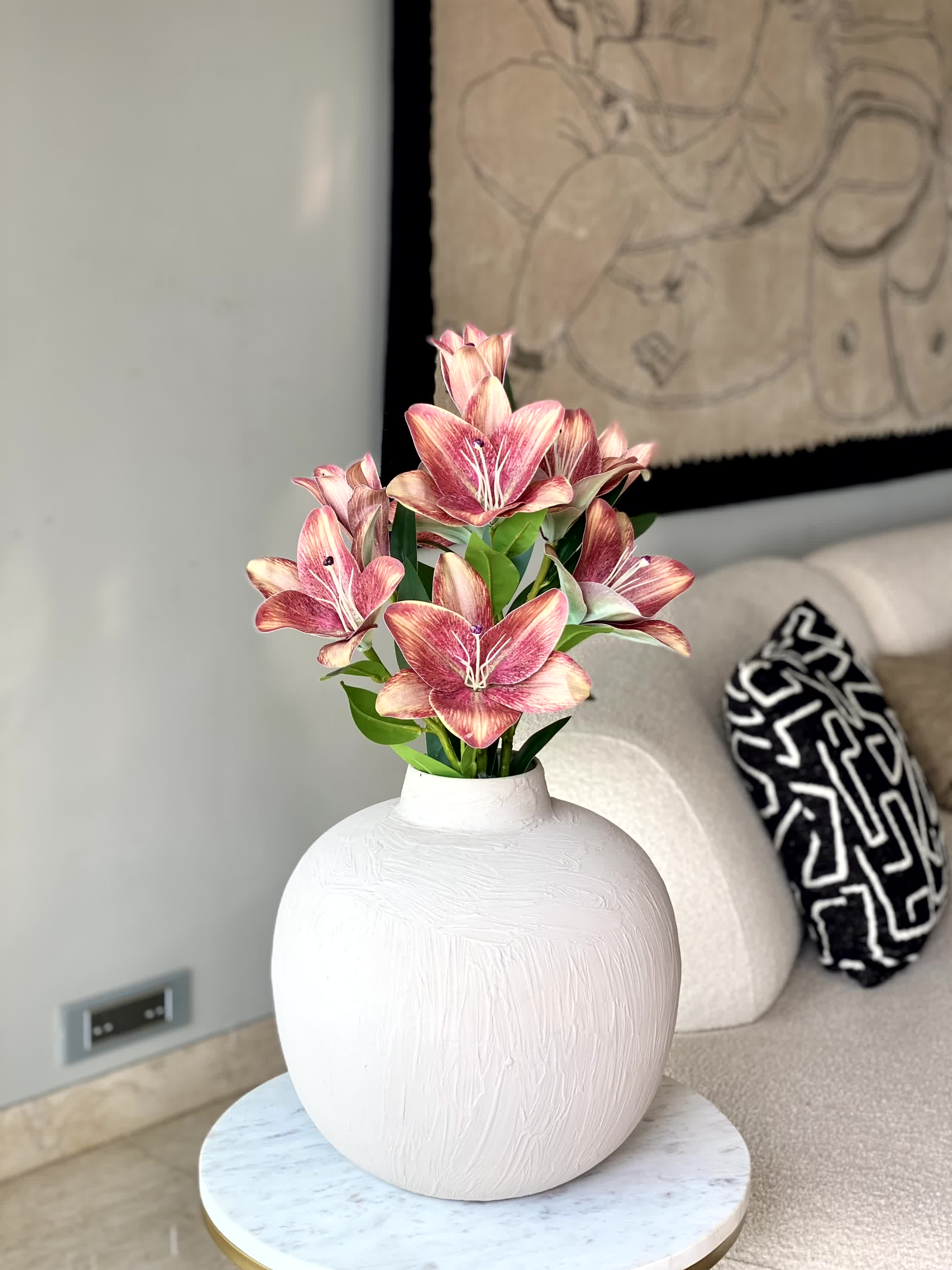 Artificial Rustic Lily Stem - 2 Feet (One Stem)
