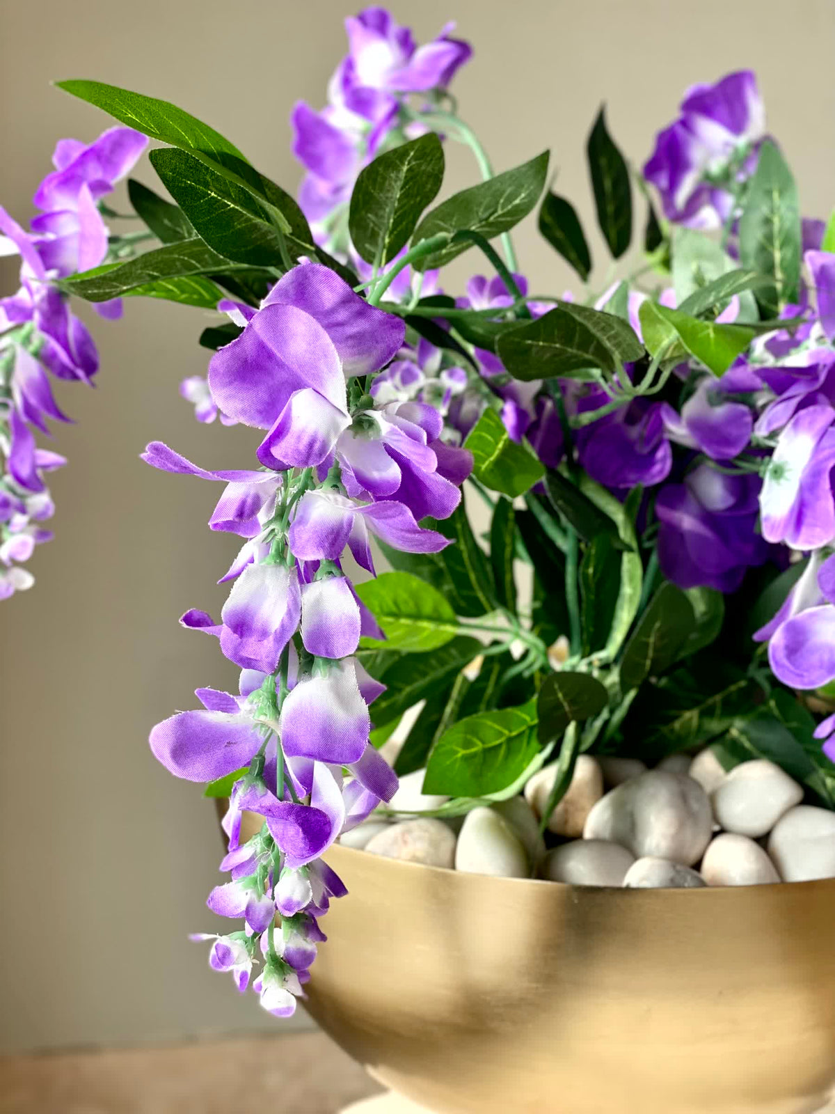 Artificial Bloom Wisteria Plant - 1 Feet