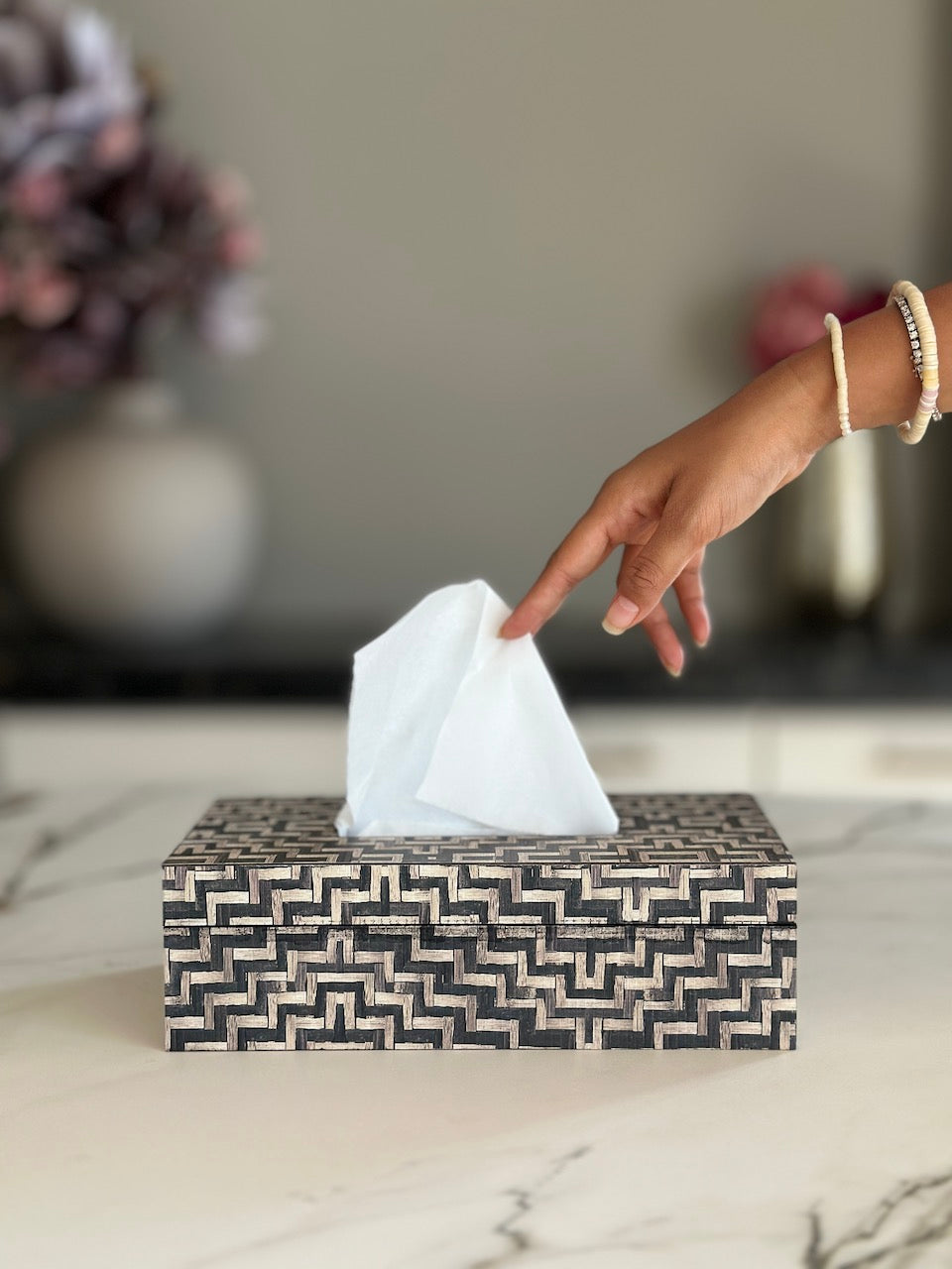 Noir Tissue Box