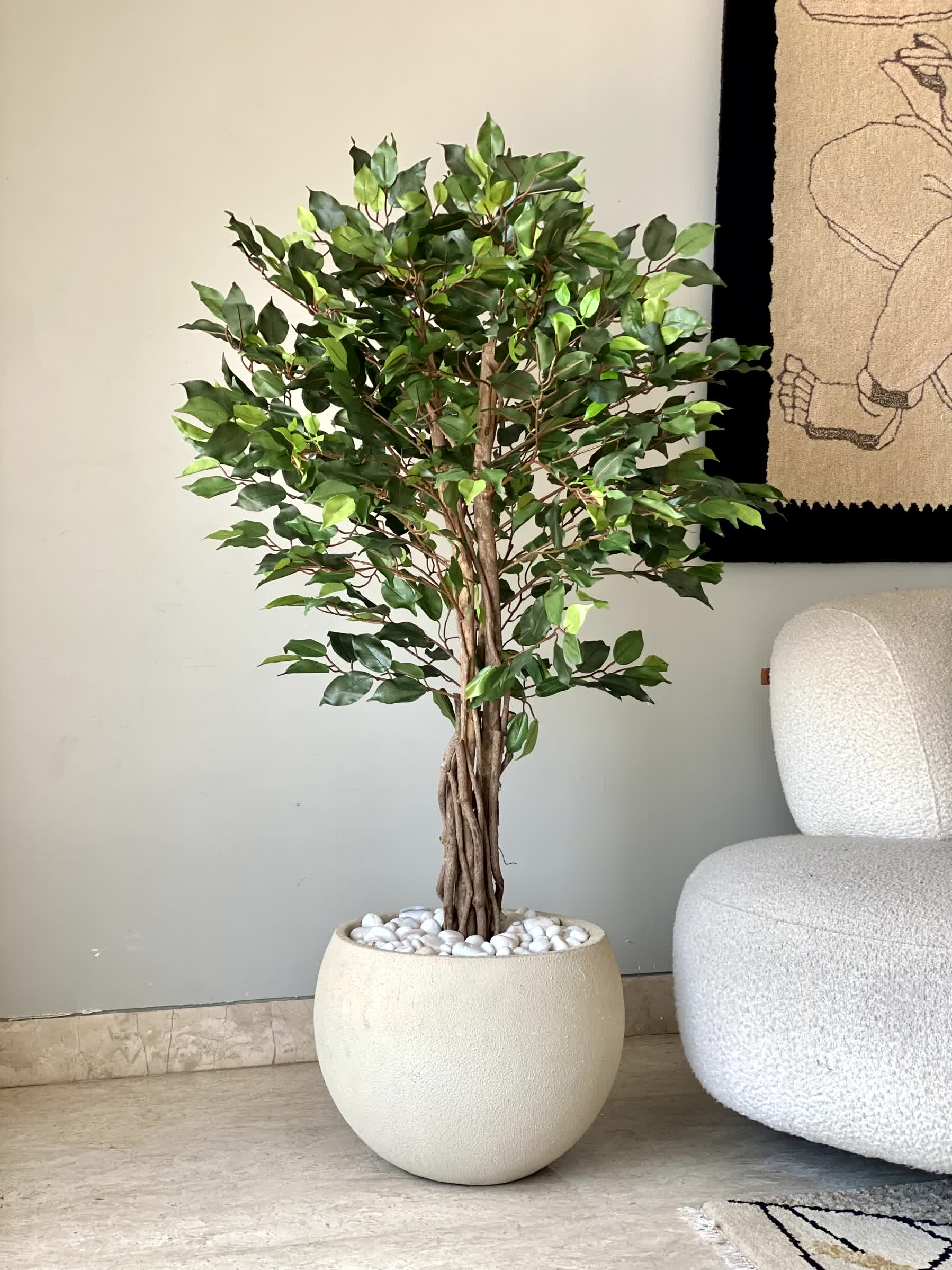 Artificial Natura Ficus Plant - 4 Feet